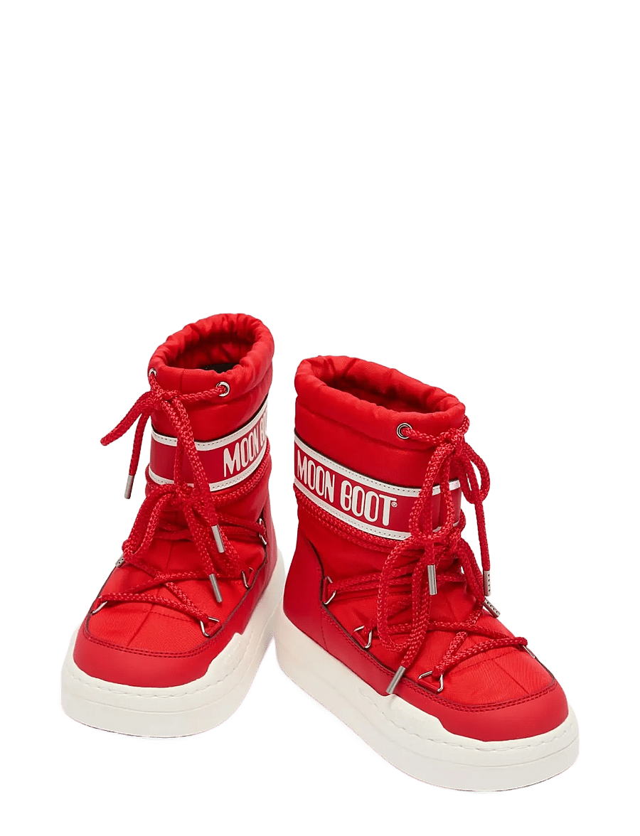 Moon Boot - MB JR PARK BOOT - winterstiefel - moon red - 3
