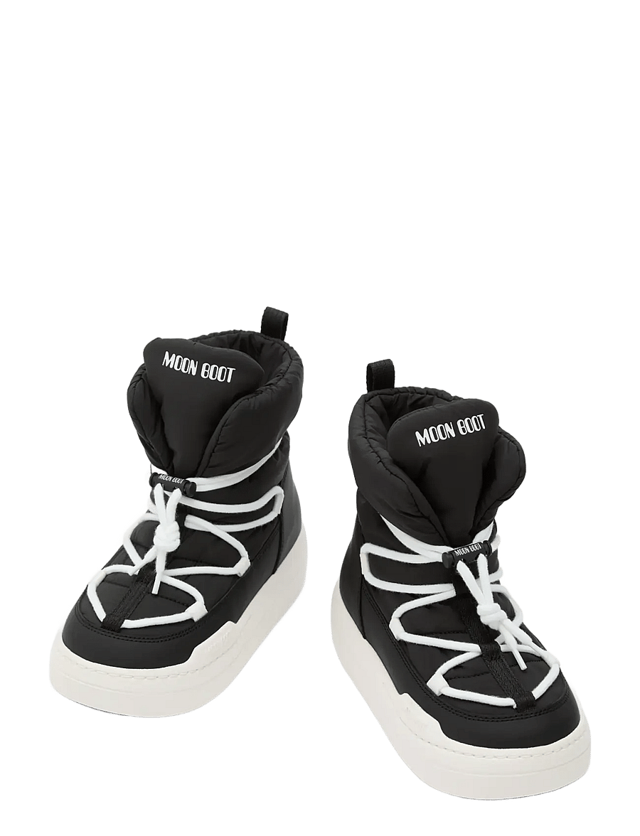 Moon Boot - MB JR PARK LACE MID - winterstiefel - black - 1