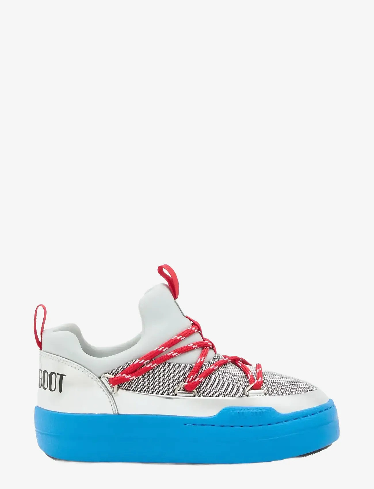 Moon Boot - MB JR PARK LOW LACE SPACE RACE - låga sneakers - silver/blue/red - 0