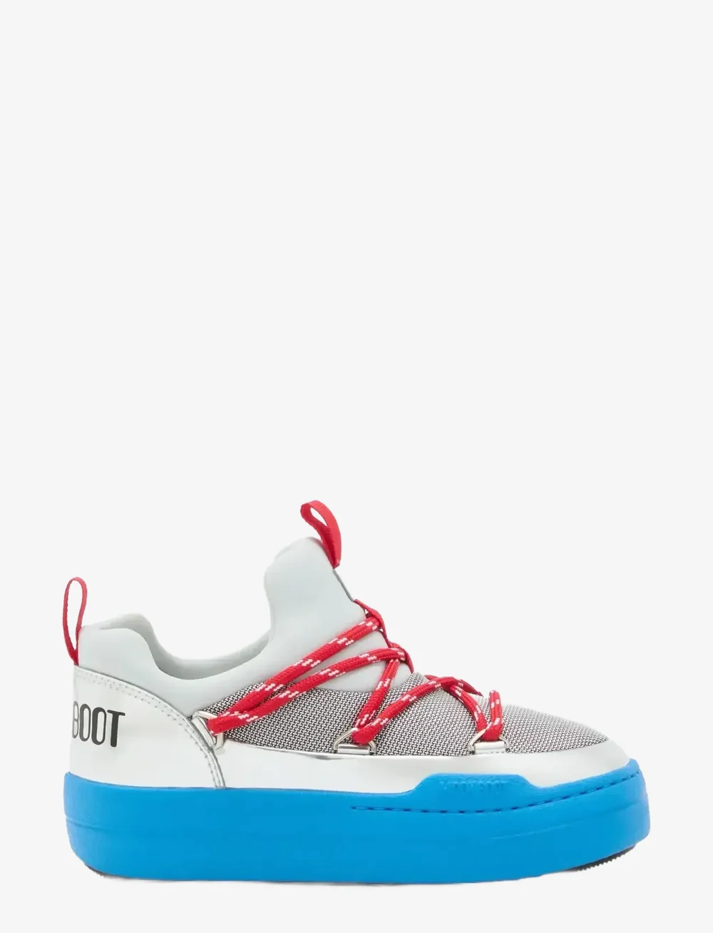 Moon Boot - MB JR PARK LOW LACE SPACE RACE - niedriger schnitt - silver/blue/red - 0