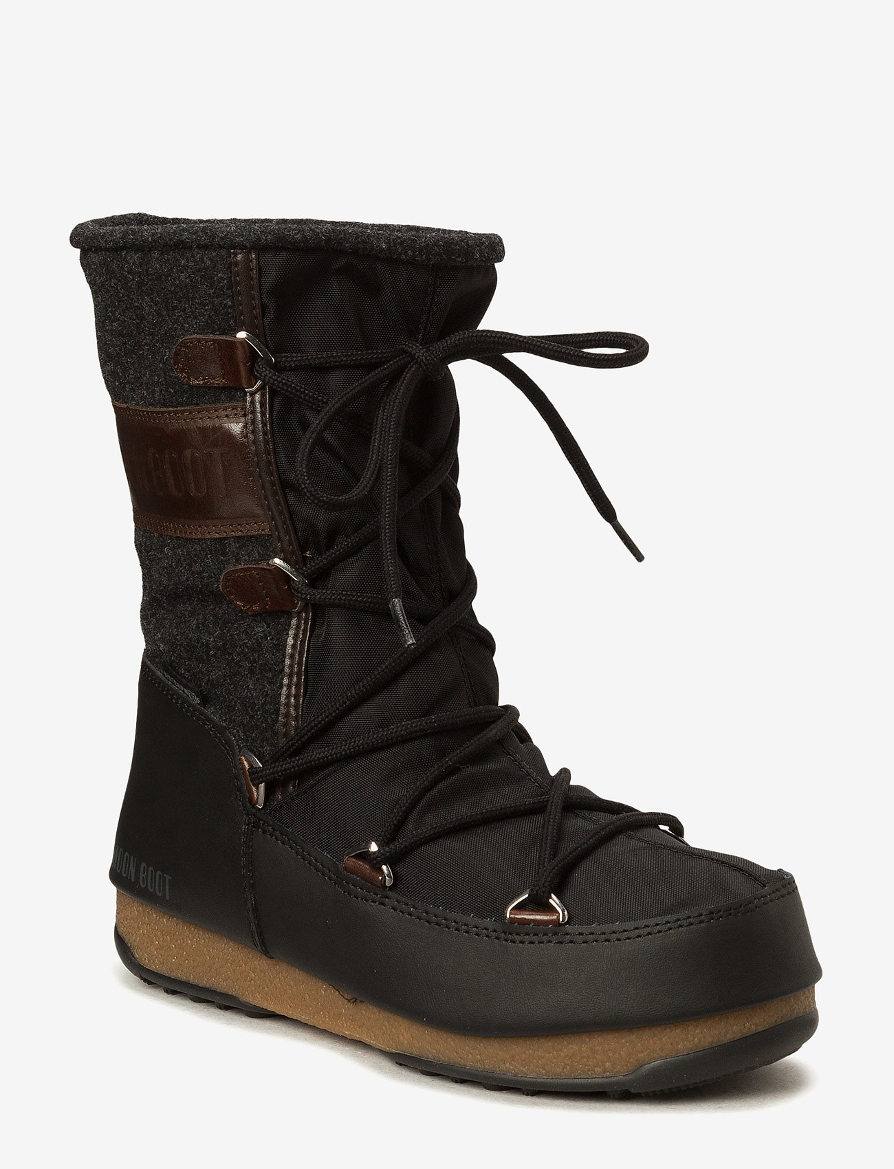 Moon Boot - MB MOON BOOT W.E. VIENNA FELT - black-testa di moro - 0