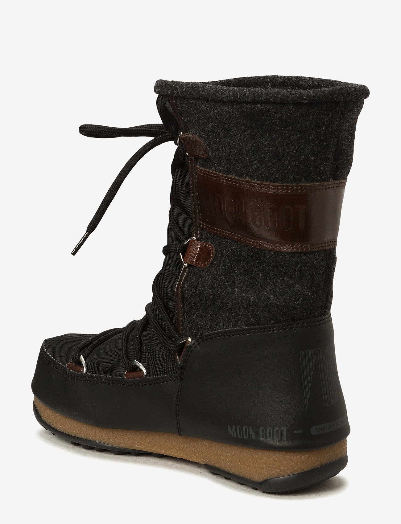 Moon Boot - MB MOON BOOT W.E. VIENNA FELT - black-testa di moro - 1