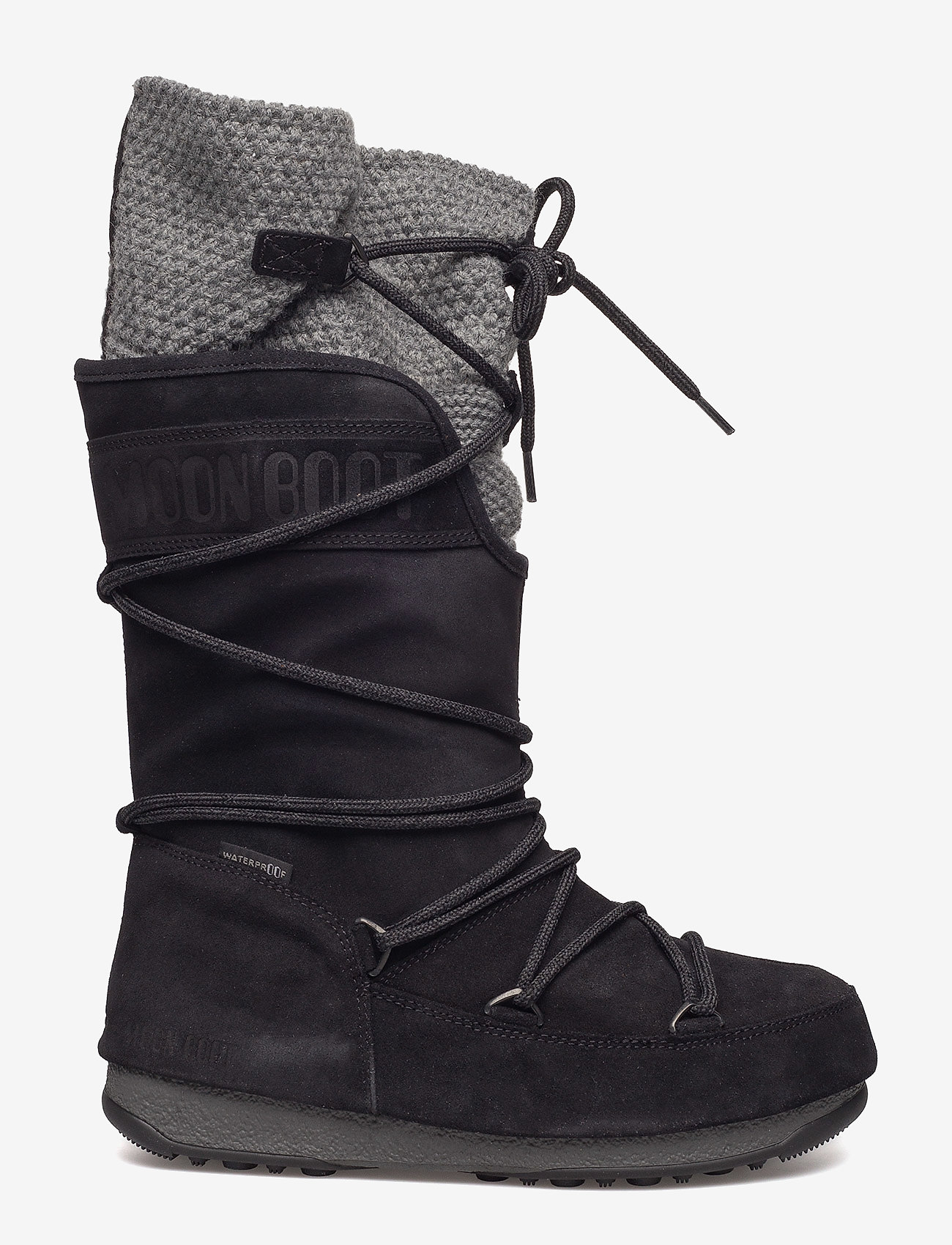 Moon Boot - MOON BOOT W.E. ANVERSA WOOL WP - black-grey - 1