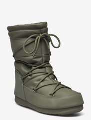 Moon Boot - MB MID RUBBER WP - flat ankle boots - khaki - 0