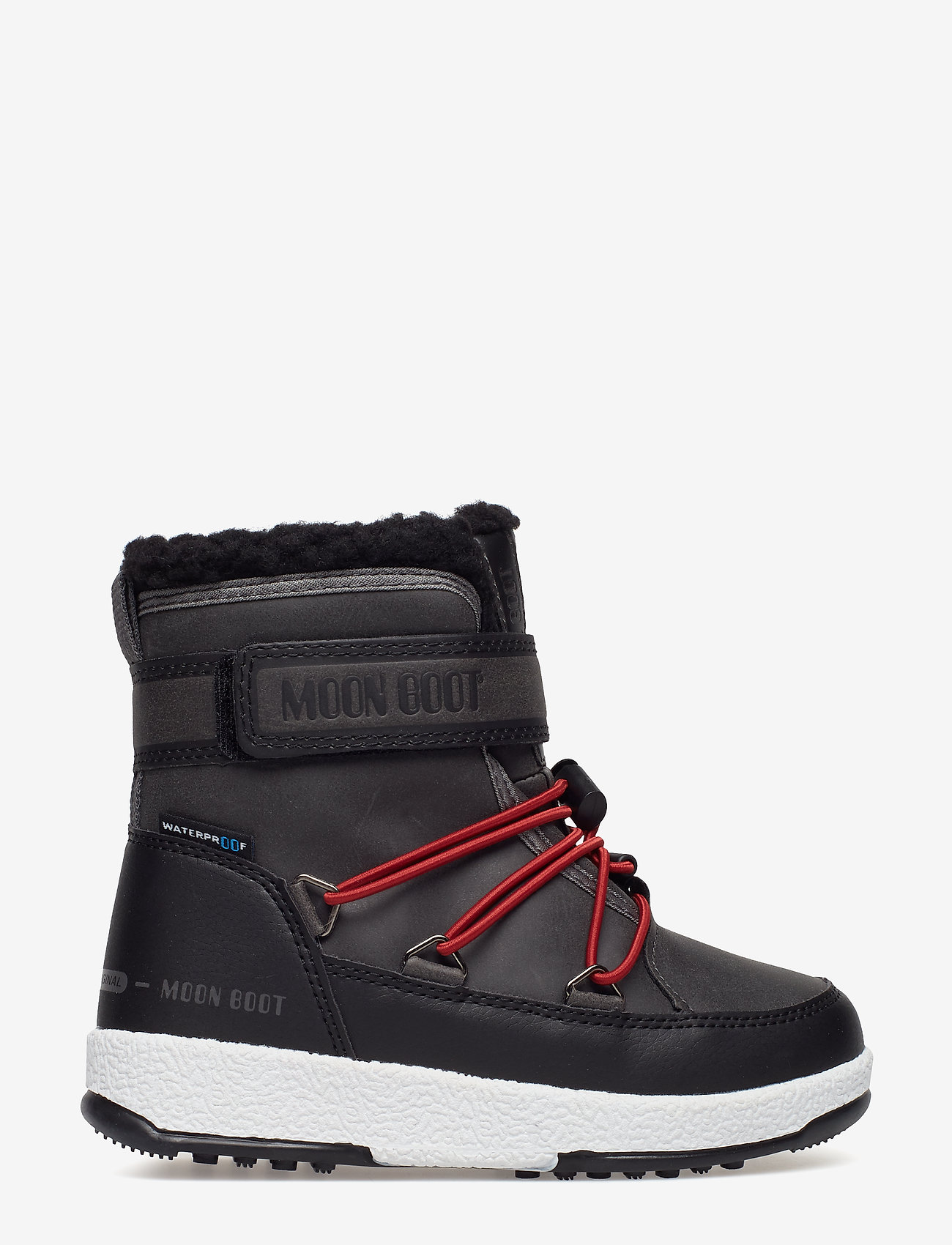 Moon Boot - MB MOON BOOT W.E. JR BOY BOOT WP - black-dark gray 002 - 1