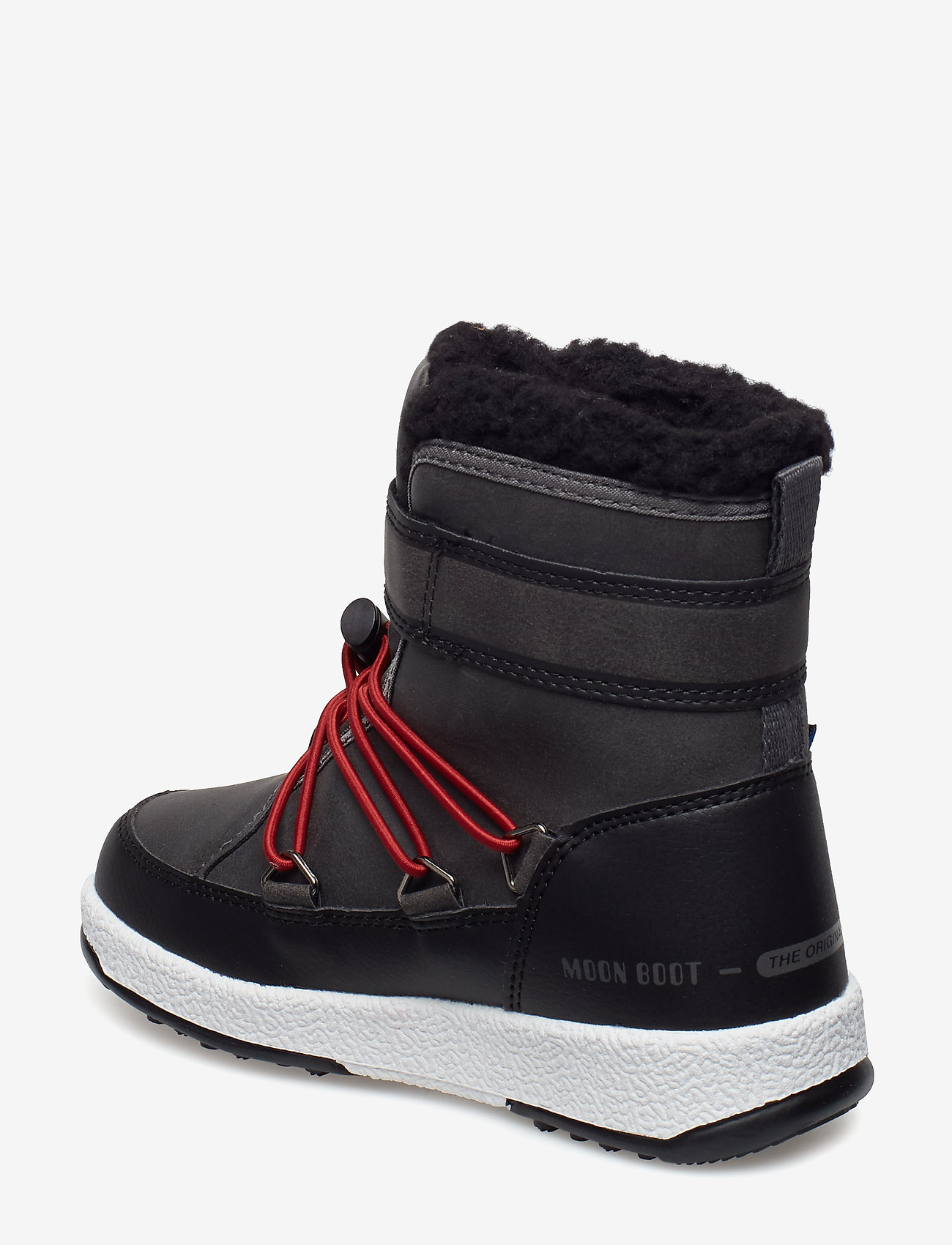 Moon Boot - MB MOON BOOT W.E. JR BOY BOOT WP - black-dark gray 002 - 2