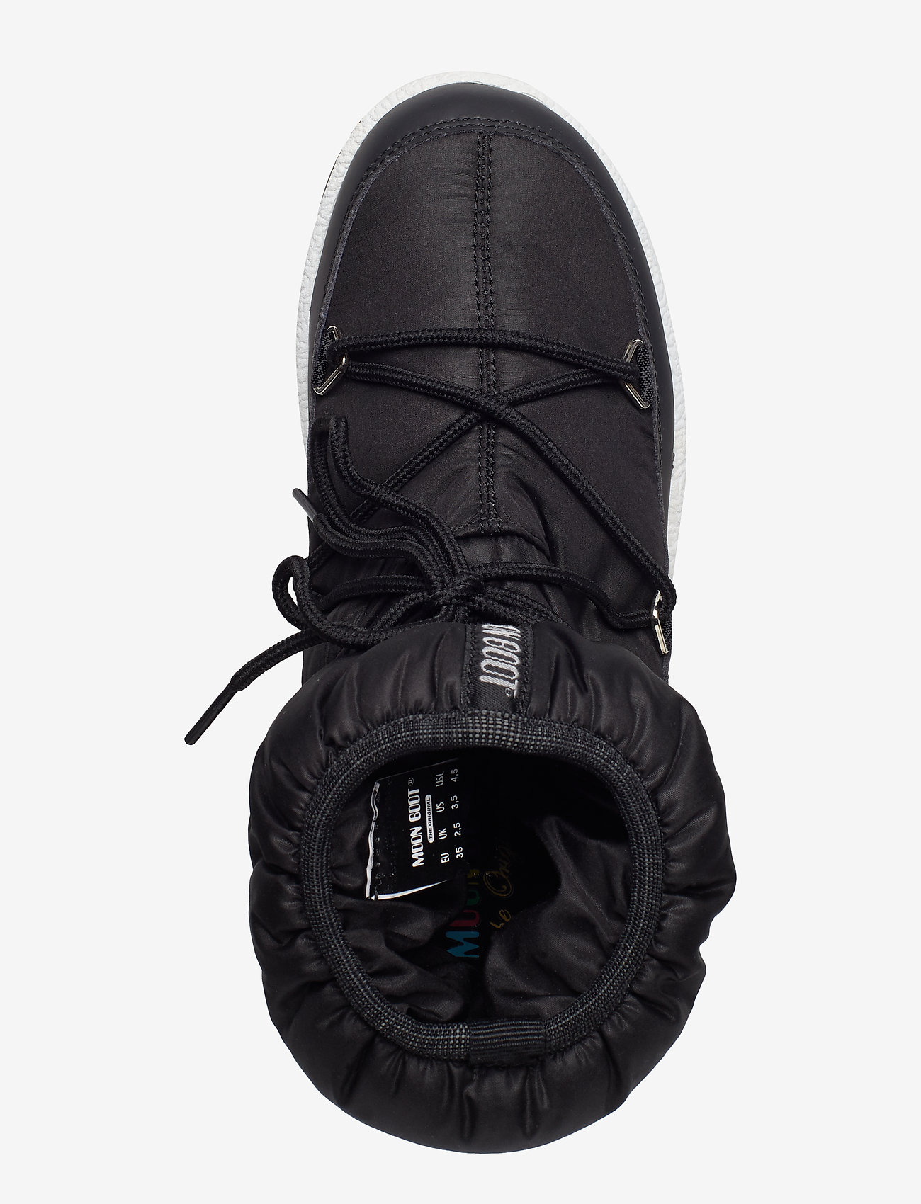 Moon Boot - MB M.BOOT WE JR GIRL LOW NYLON WP - black 001 - 3