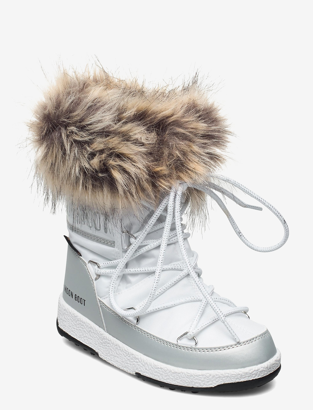 Moon Boot - MB JR GIRL MONACO LOW WP - white/silver - 0
