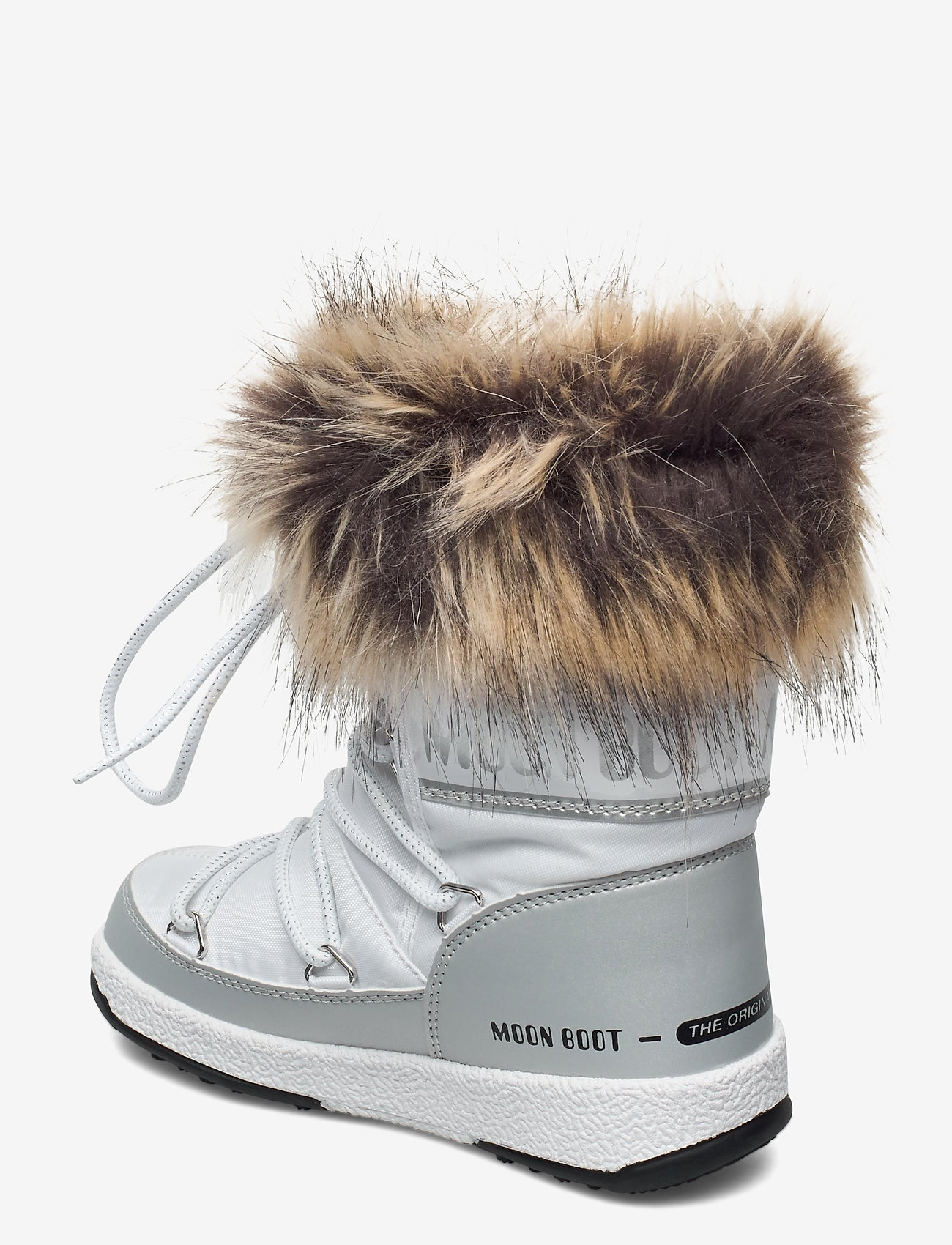 Moon Boot - MB JR GIRL MONACO LOW WP - white/silver - 2