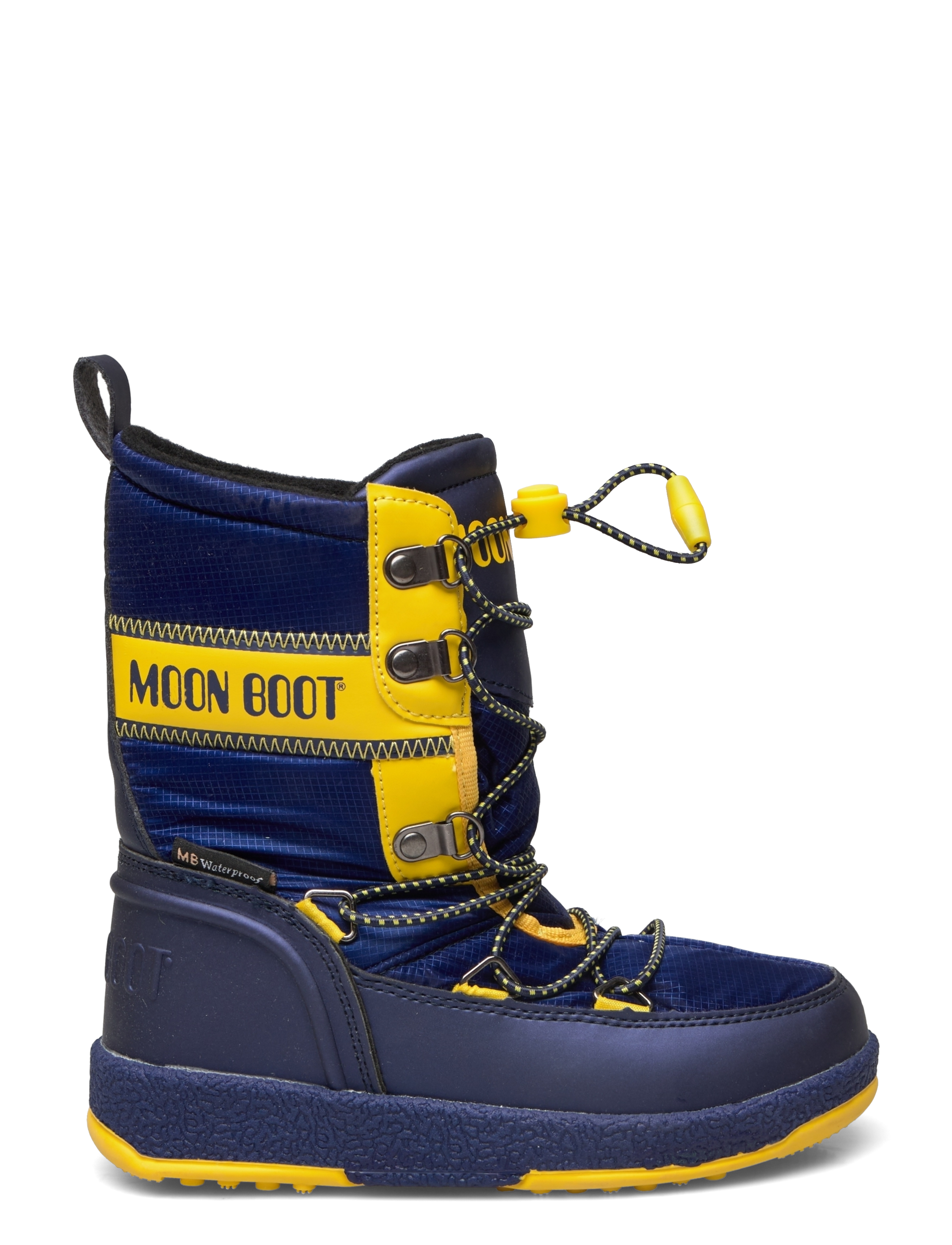 Moon Boot - MB MOON BOOT JR BOY LACED UP - blue-yellow - 1