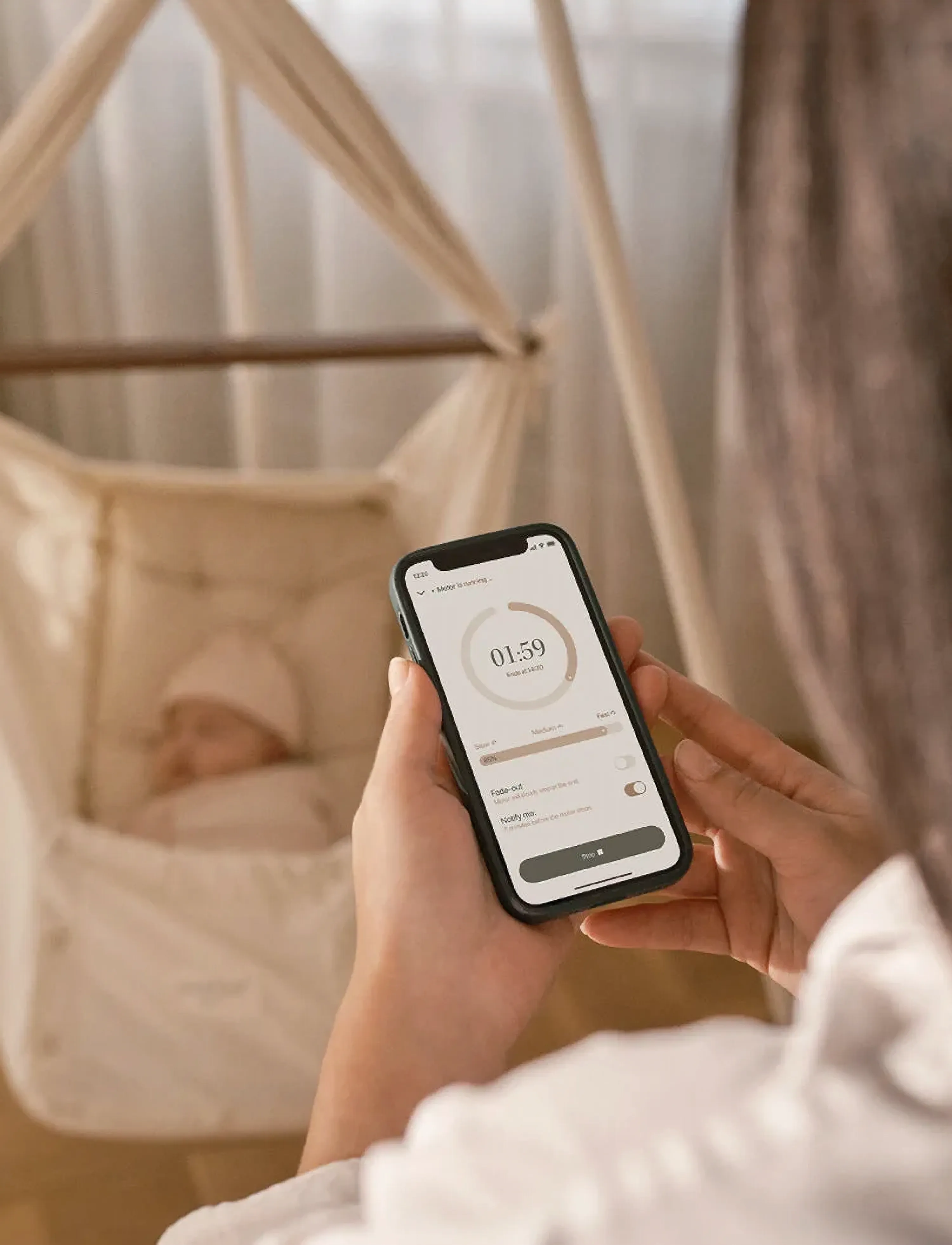 Moonboon - Moonboon Motor Connect - babyalarmer - cream white - 2