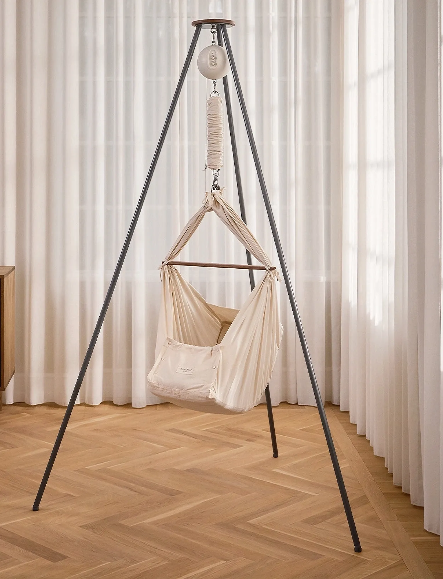 Moonboon Tripod Stand, One Size, Grey, Babysenge Og Tilbehør > Tremmesenge, Børn