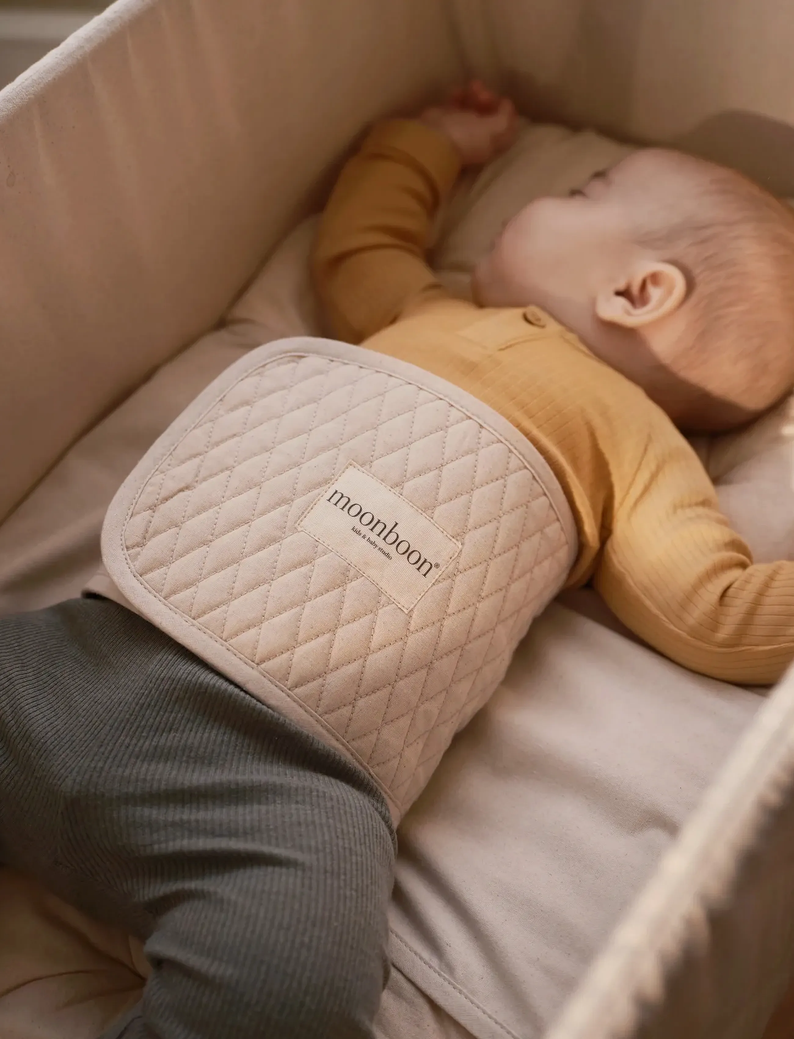Moonboon Mattress Fixi, One Size, Sleep Time, Creme - Bed Accessories, Kinder