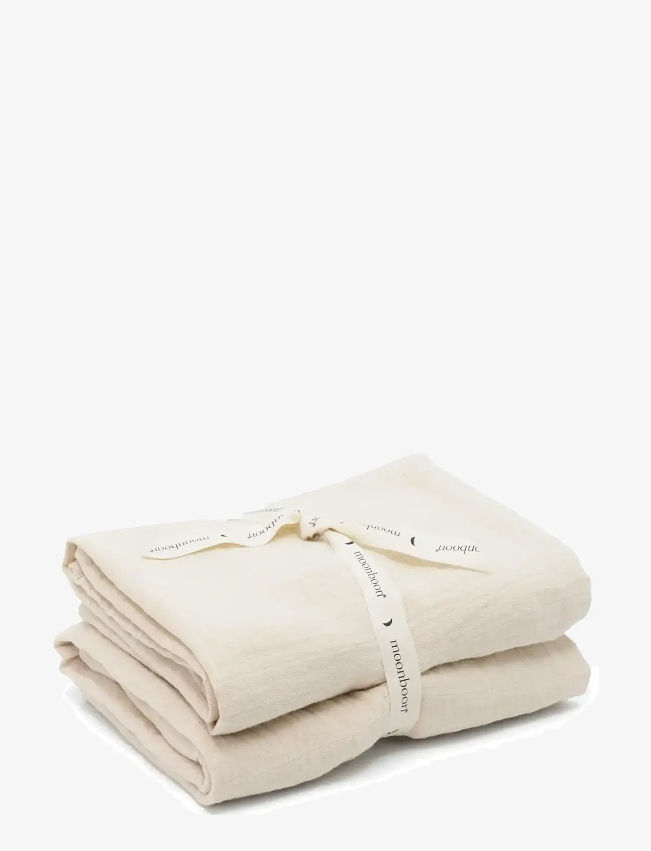 Moonboon - Organic Muslins, 2. pak. - muslin blankets - nature - 0