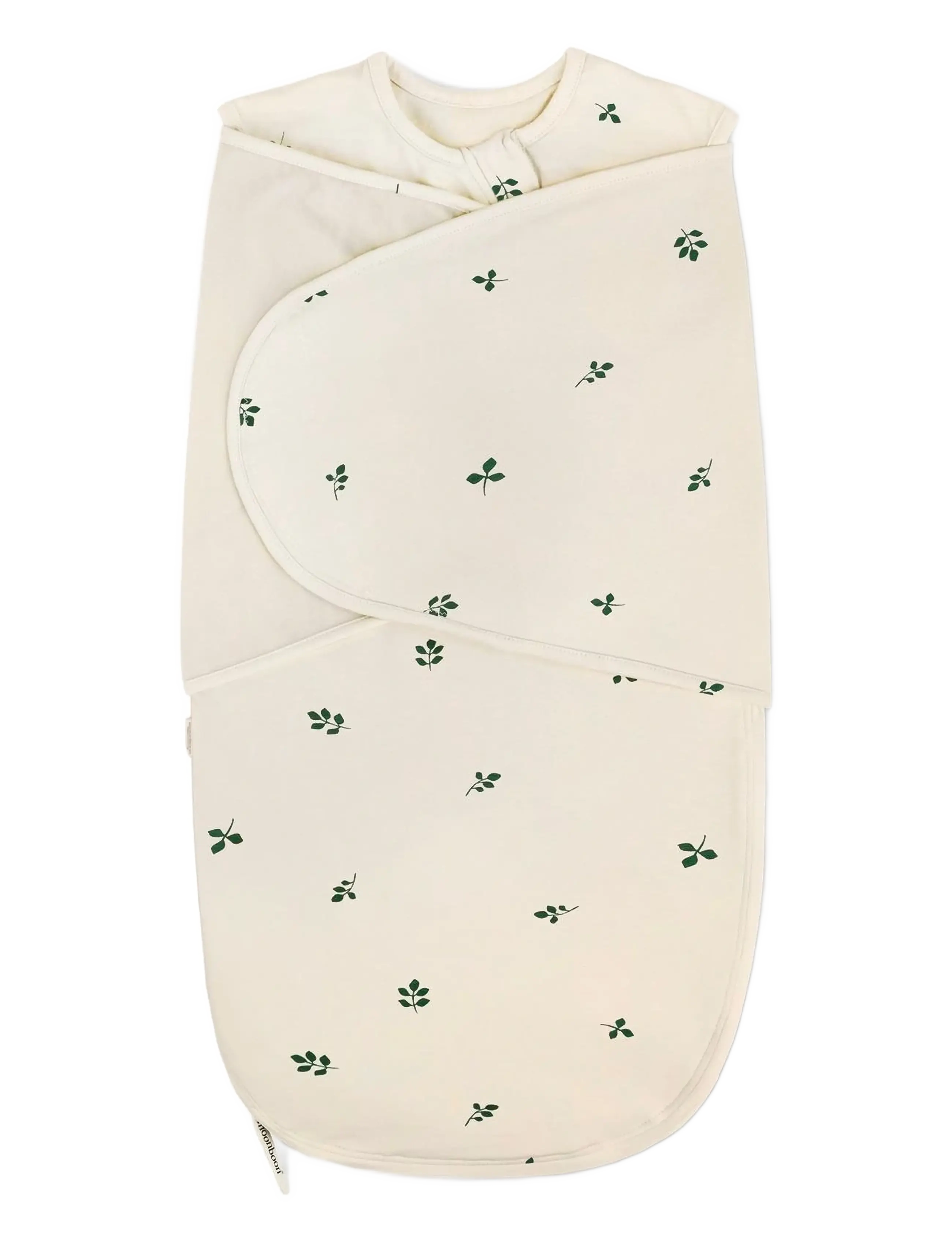 Moonboon - Baby Swaddle, 0-3 m. - schmusetuch - leaf - 0