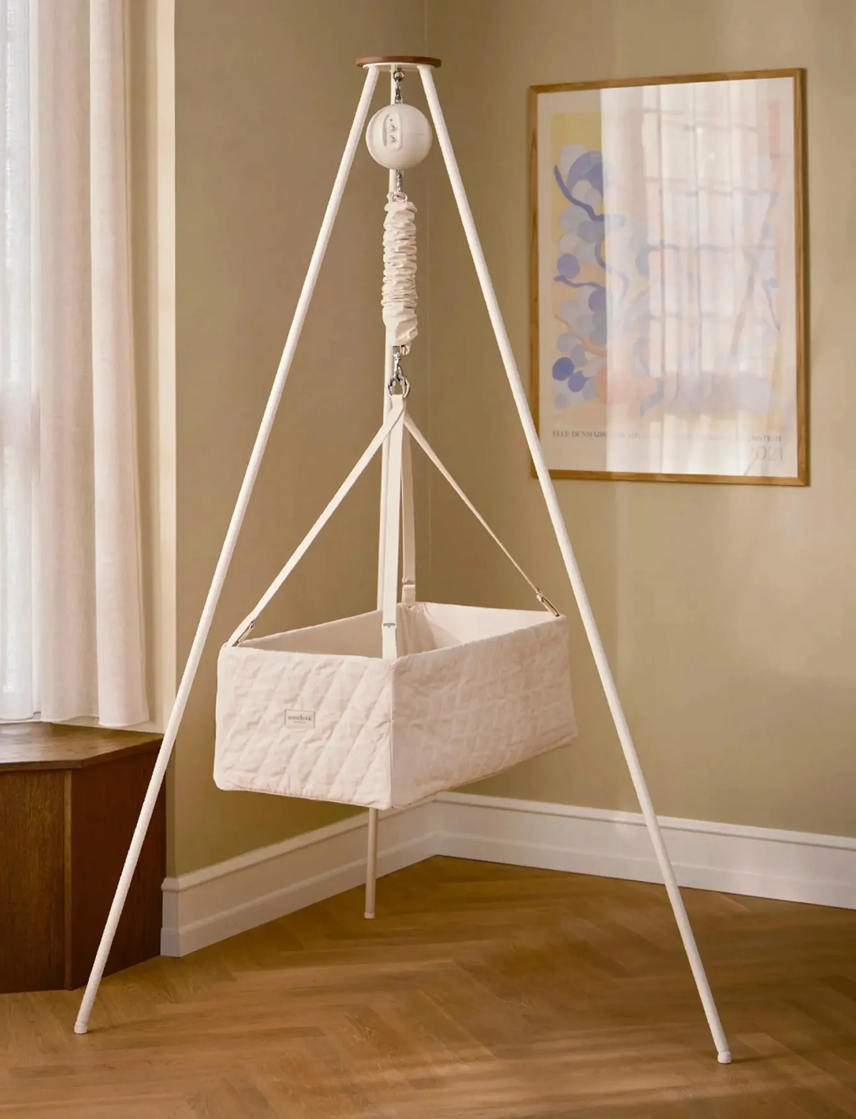 Moonboon Classic Bundle - Cradle, One Size, Cream, Babysenge Og Tilbehør > Tremmesenge, Børn