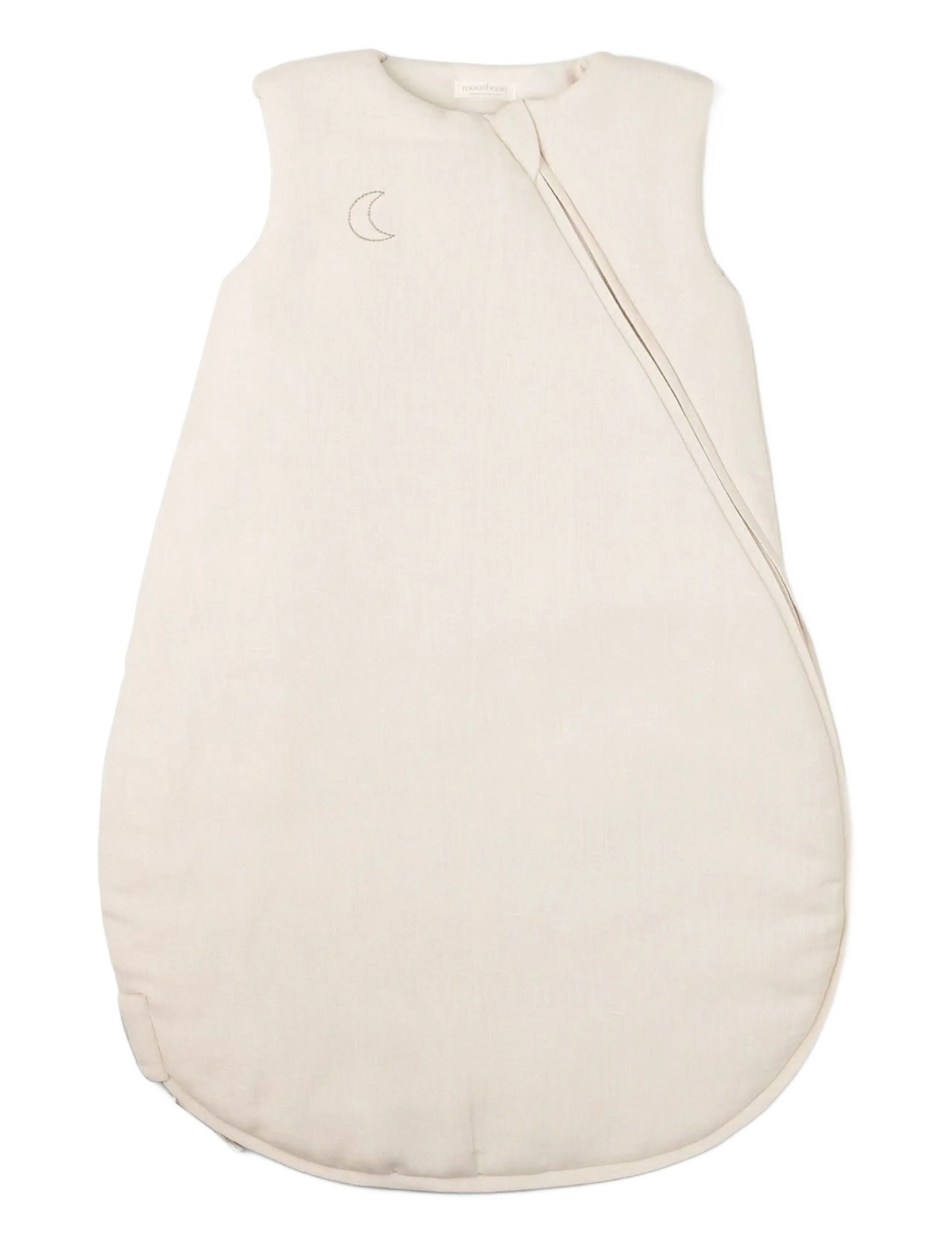 Moonboon Sleepsack Linen, 50/62 cm, Baby Sleep, Creme - Sleeping Bags, Kinder