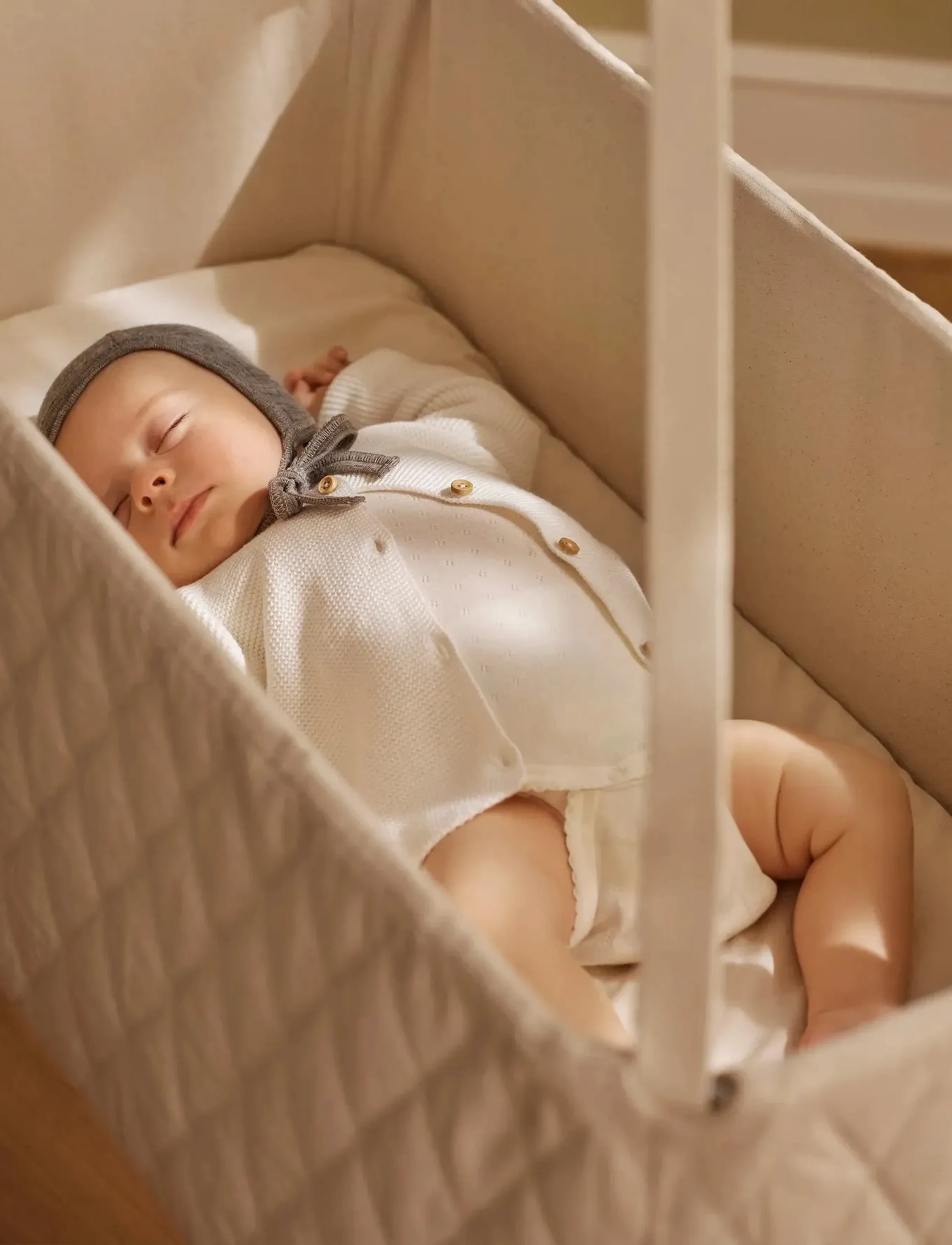 Moonboon - Fitted Sheet Cradle - babynests - nature - 2