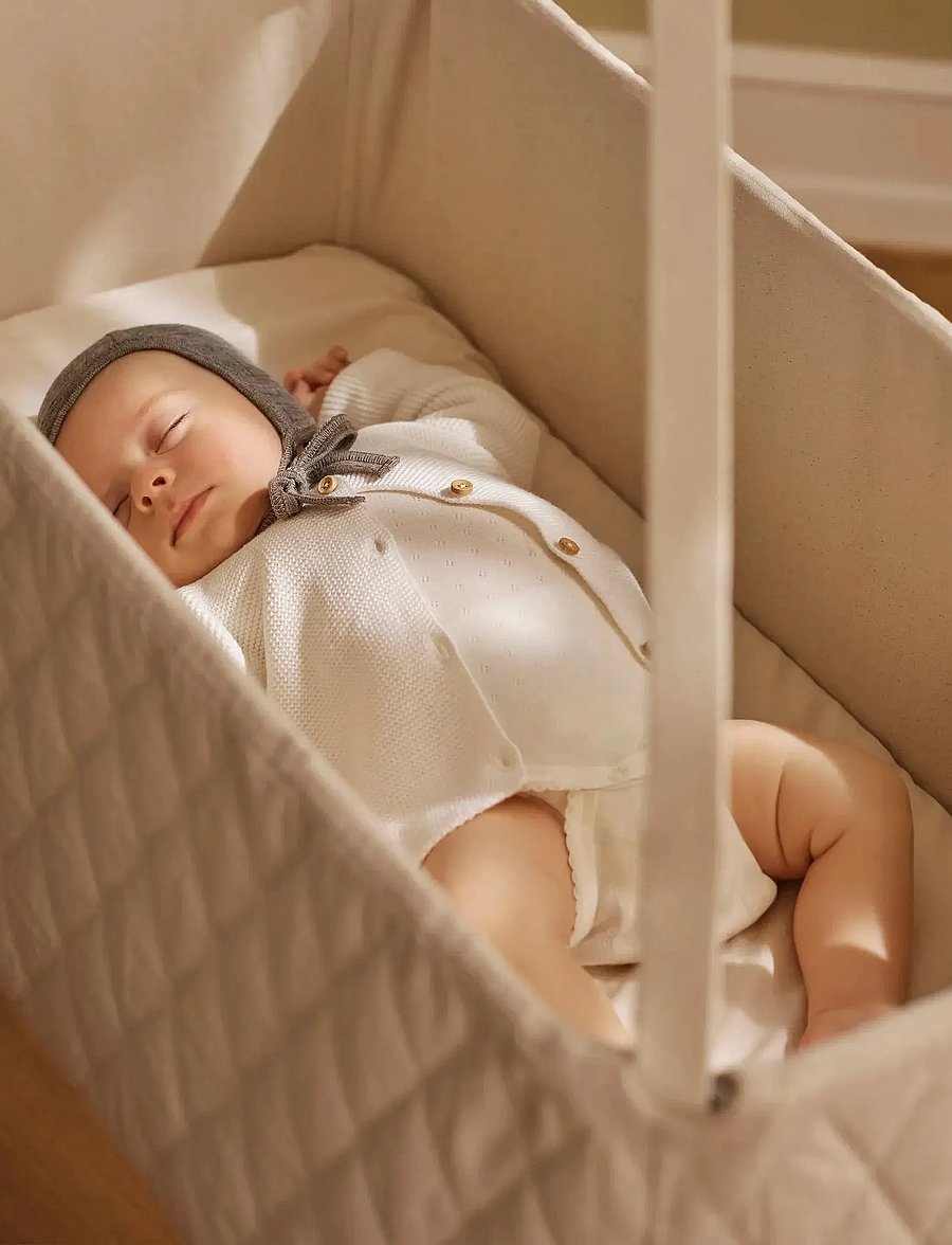 Moonboon - Fitted Sheet Cradle - babynests - nature - 2