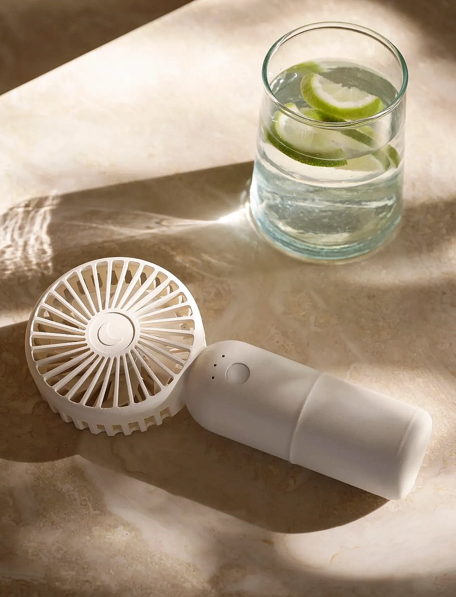 Moonboon - Mini Fan - uneaeg - cream white - 0