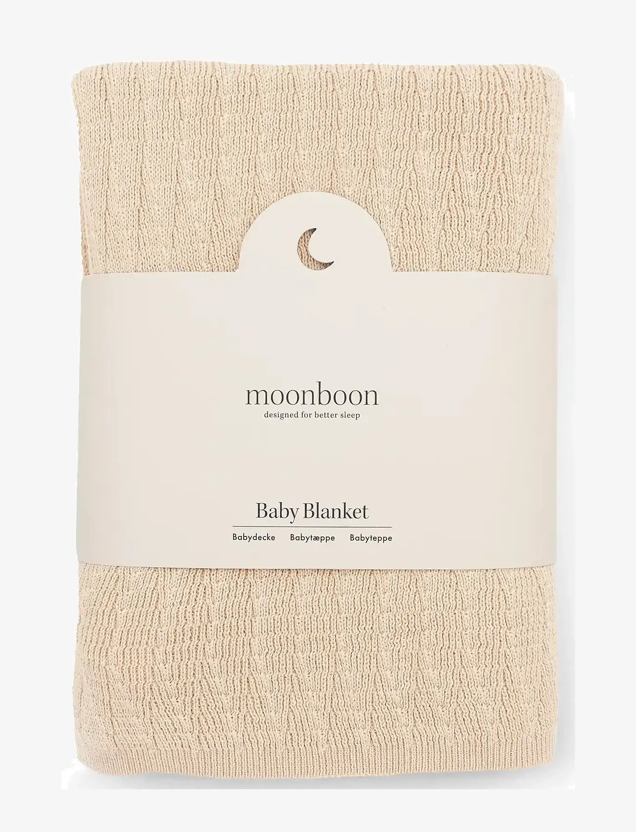 Moonboon - Baby Blanket - babyfiltar - rose cloud - 0