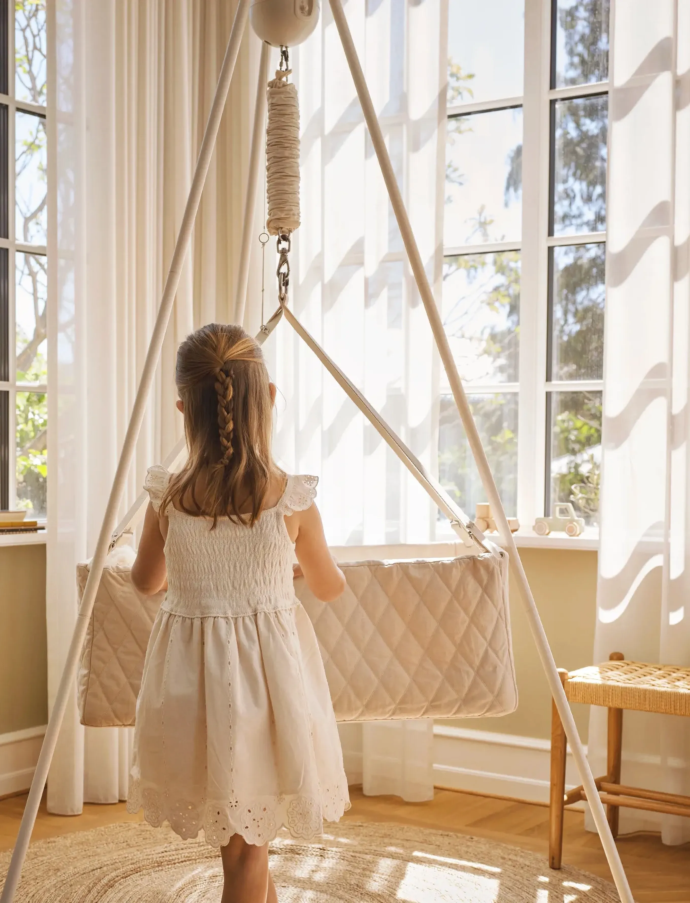 Moonboon - Cradle with foam mattress - moseskorgar - nature - 2