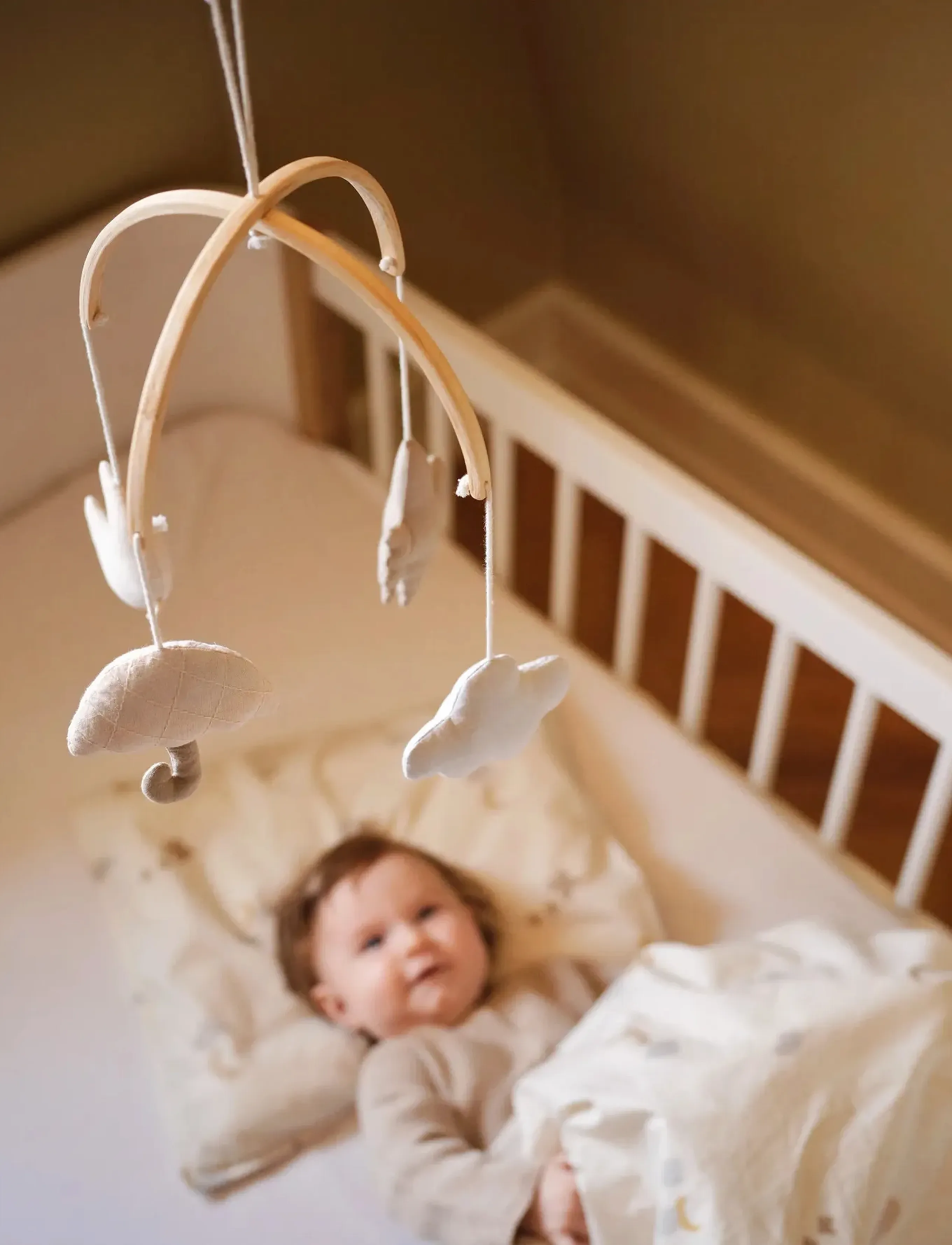 Moonboon Baby Mobile, One Size, Sleep, Beige - Mobiles, Kinder