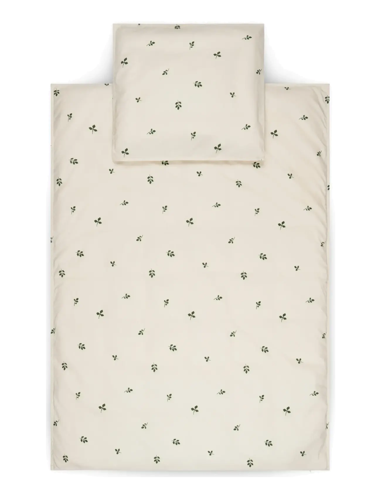 Moonboon Bed Linnen Crisp, Bed Sæt, Grøn, Str: 70X100;35X40CM