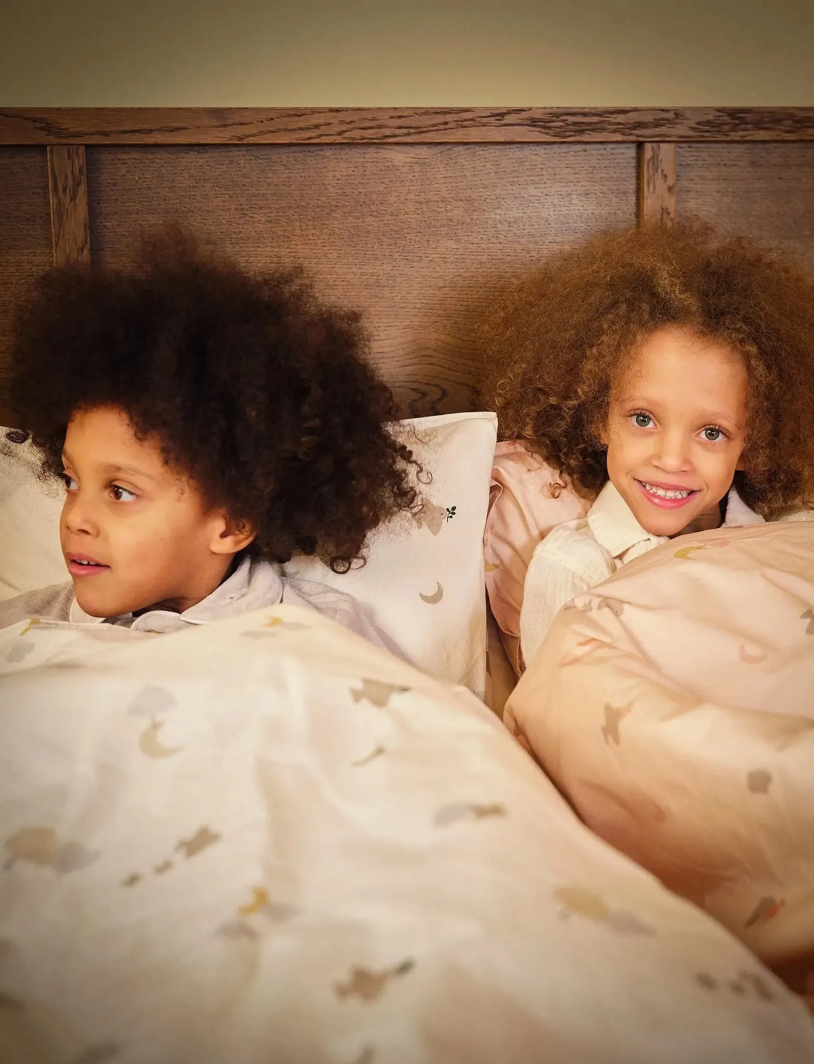 Moonboon Bed Linen Crisp - Moonboon - OVER THE MOON NATURE / cream