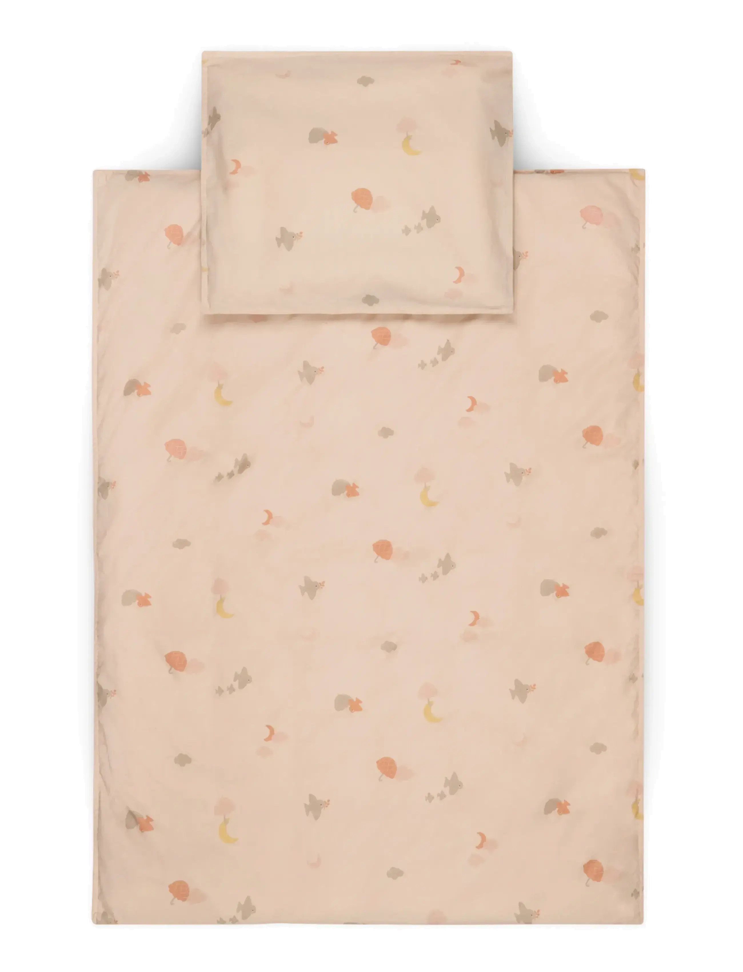 Moonboon Bed Linen Crisp, Bed Lagen, Beige, Str: 100X140;40X45CM