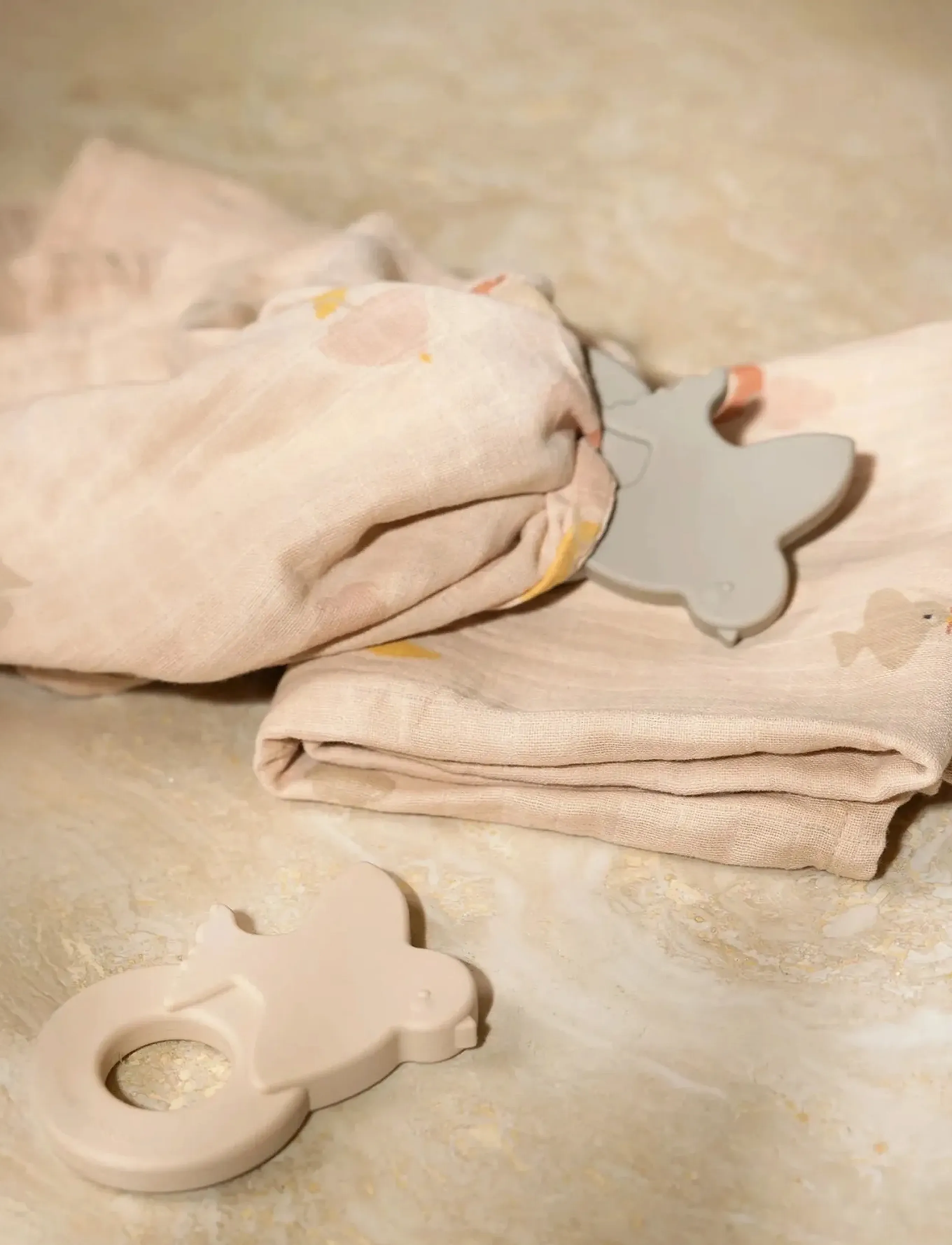 Moonboon Teether - Speelgoed - ROSE MIX / beige