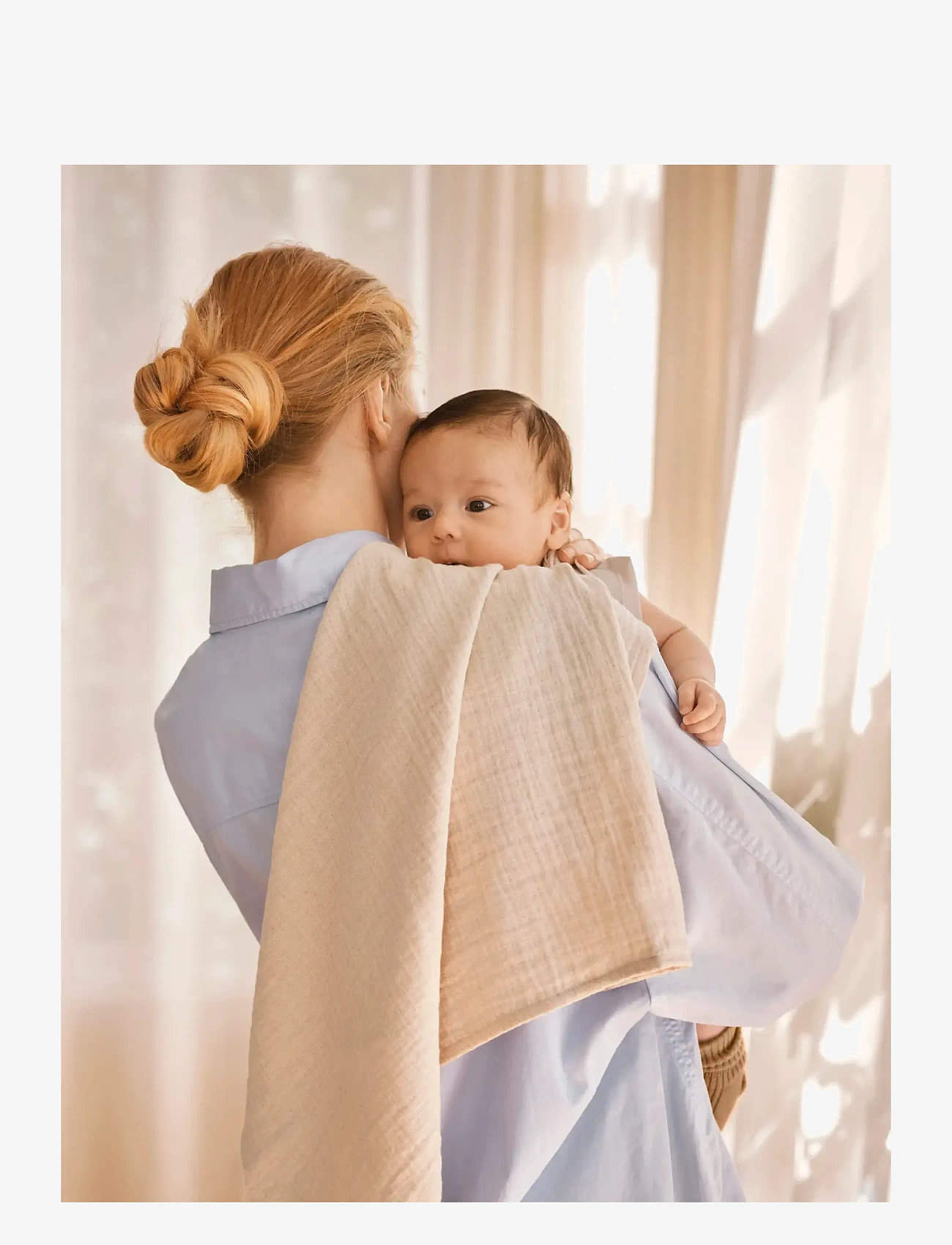 Moonboon - Organic Muslins, 2. pak. - musliinist tekid - rose mix - 2