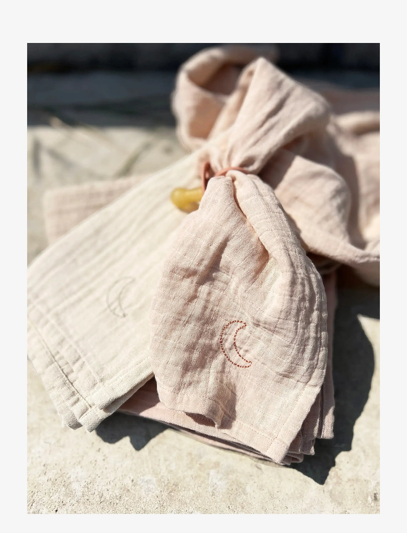 Moonboon - Organic Muslins, 2. pak. - musliinist tekid - rose mix - 3