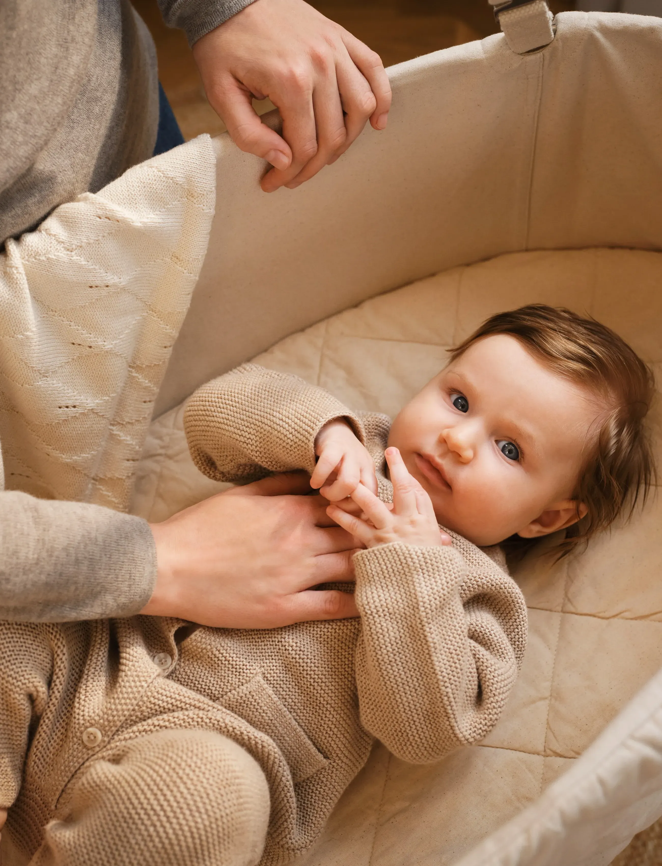 Moonboon Oval Cradle - Moonboon - NATURE / cream