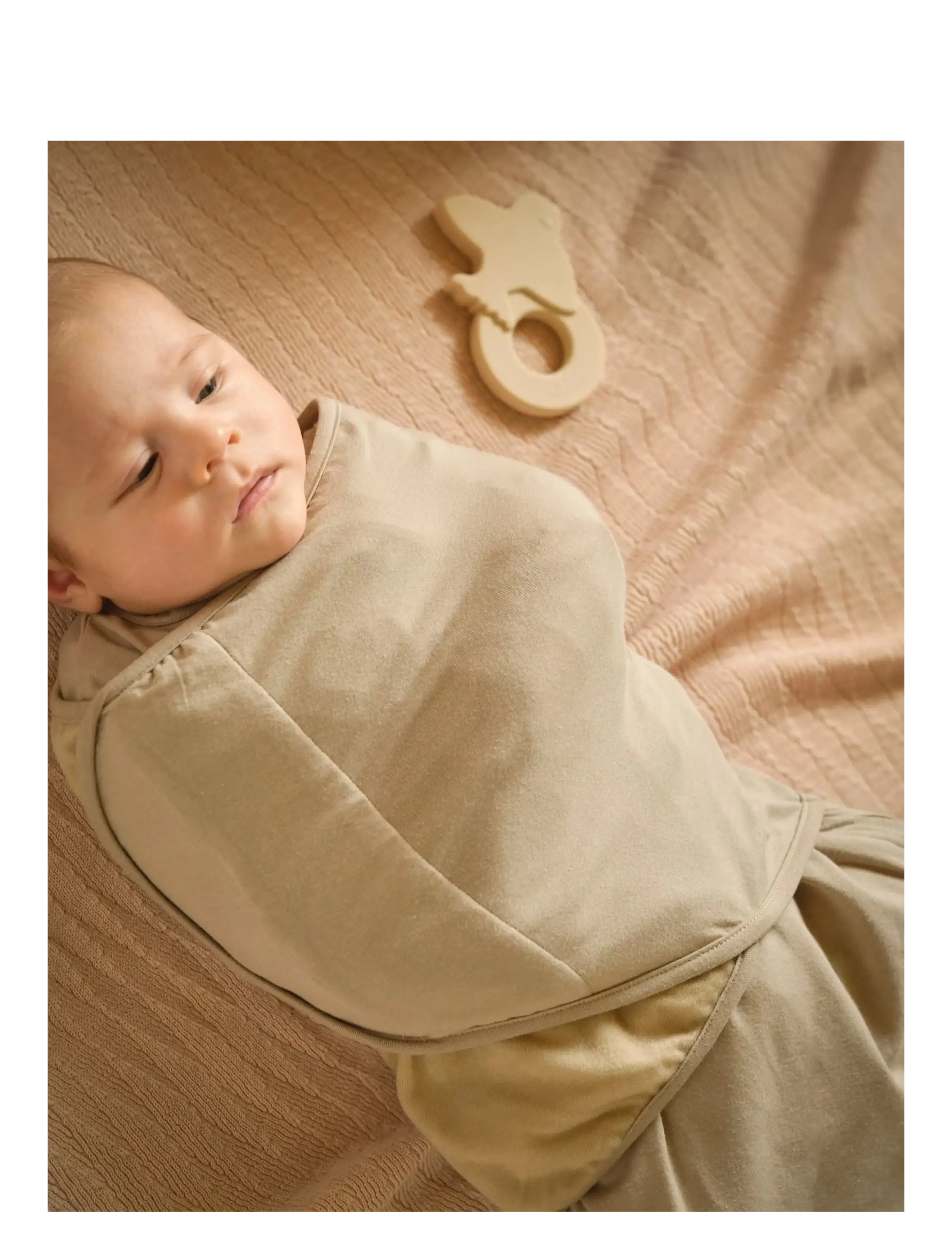Moonboon - Baby Swaddle, 0-3 m. - schmusetuch - earth - 1
