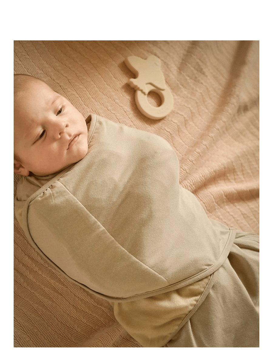 Moonboon - Baby Swaddle, 0-3 m. - schmusetuch - earth - 1