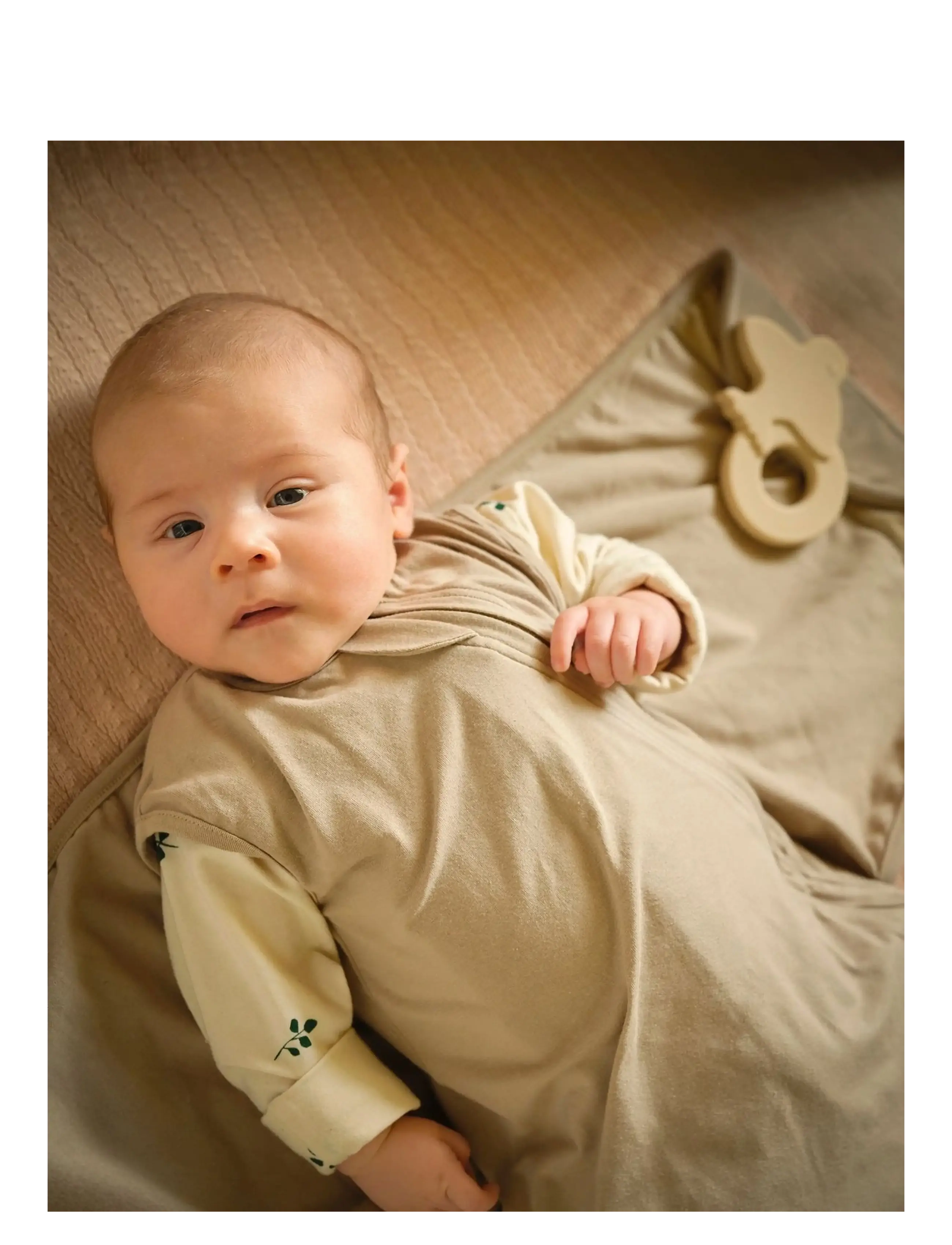 Moonboon - Baby Swaddle, 0-3 m. - schmusetuch - earth - 2