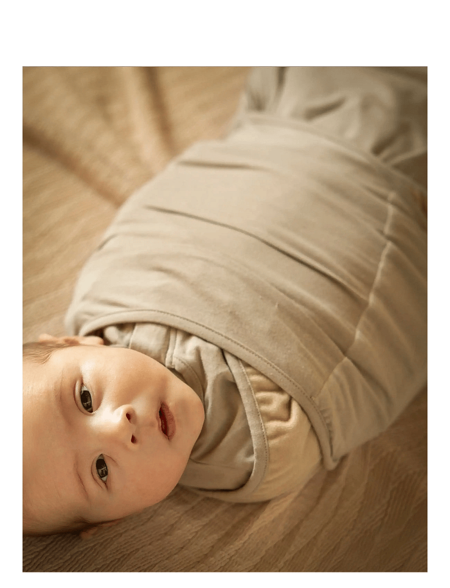 Moonboon - Baby Swaddle, 0-3 m. - schmusetuch - earth - 3