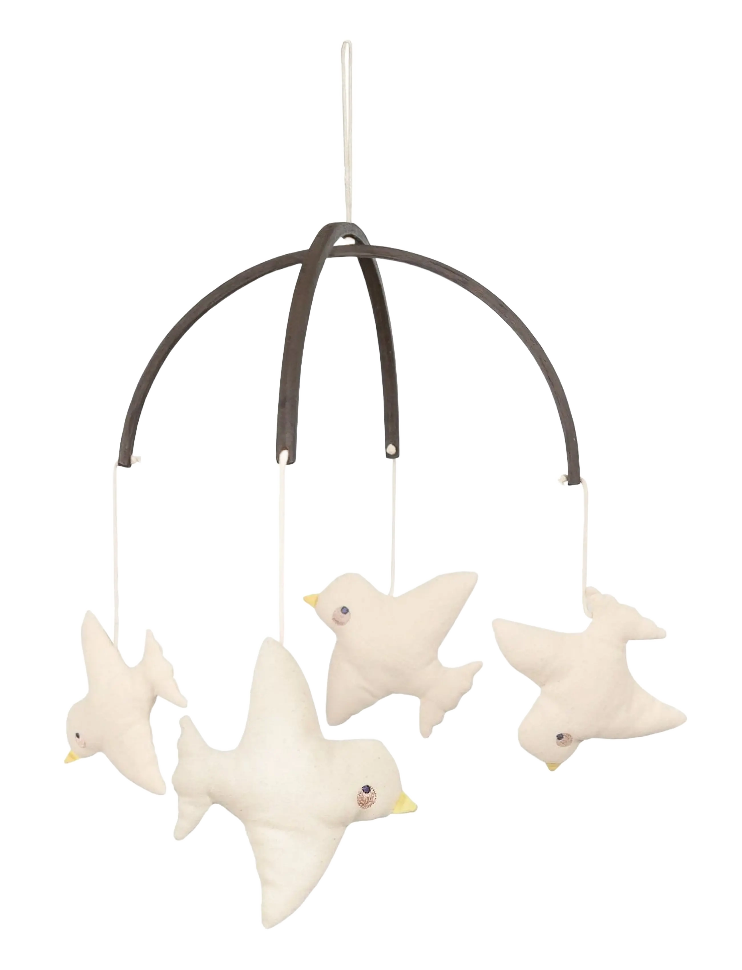 Moonboon Baby Mobile Birds, One Size, Sleep, Weiß - Mobiles, Kinder