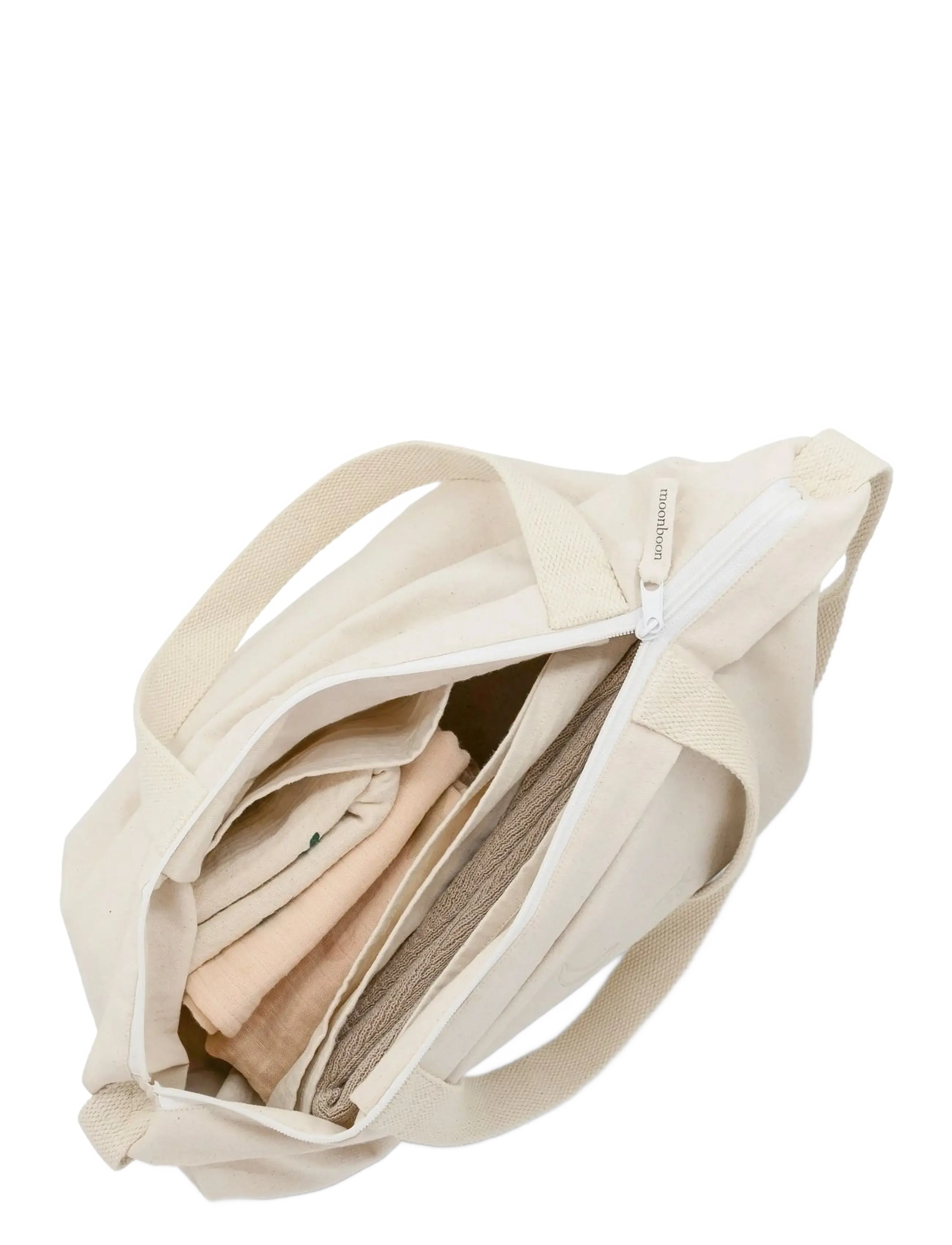 Moonboon - Canvas stroller bag - luiertassen - nature - 1