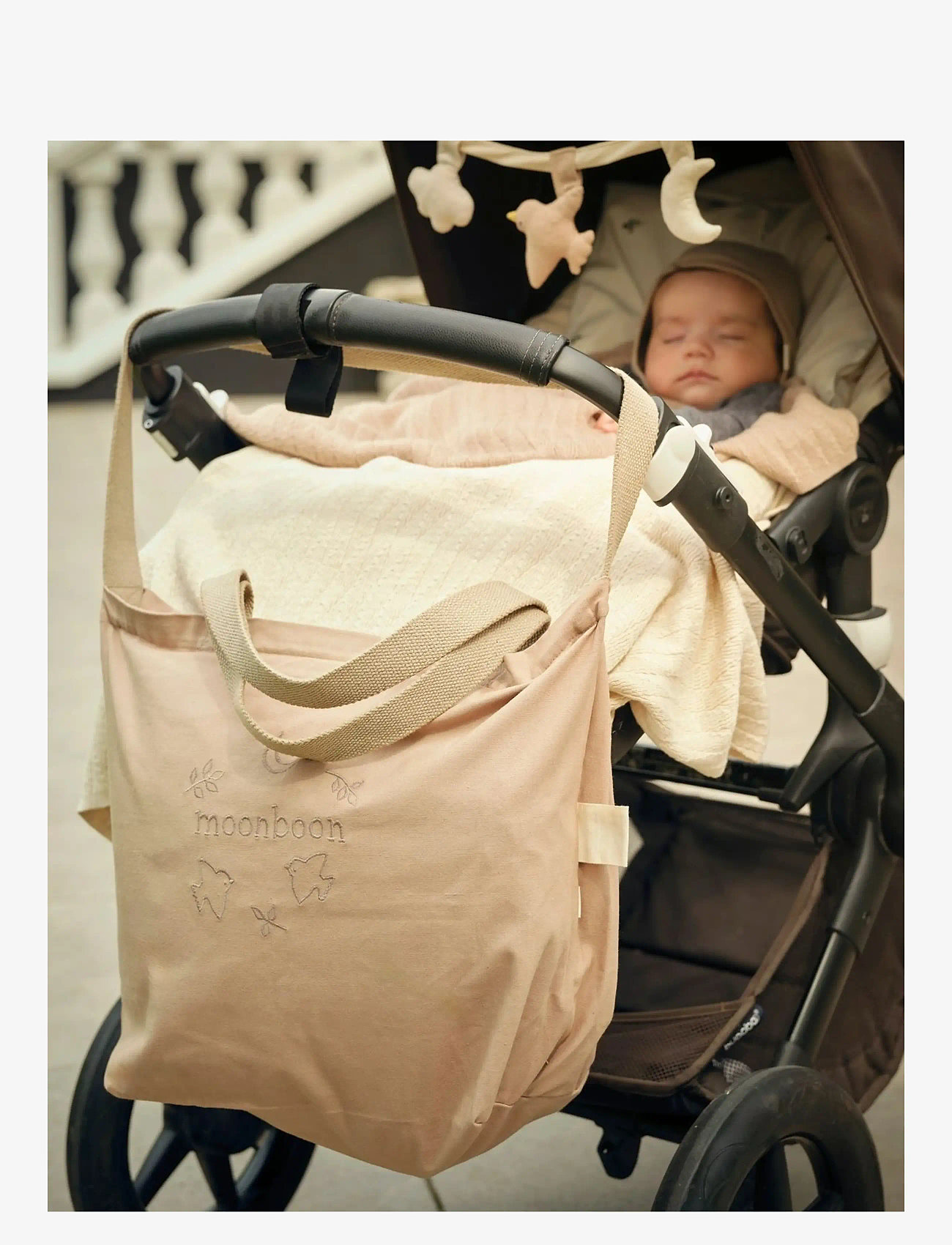 Moonboon - Canvas stroller bag - changing bags - earth - 2