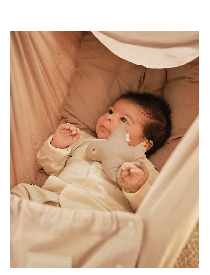 Moonboon - Soft rattle - rattles - earth - 1