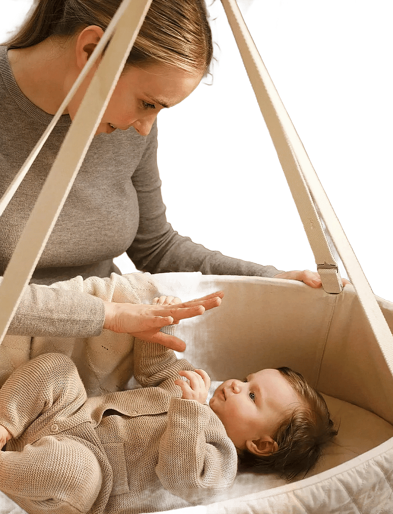 Moonboon - Fitted Sheet Oval Cradle - babynests - nature - 0