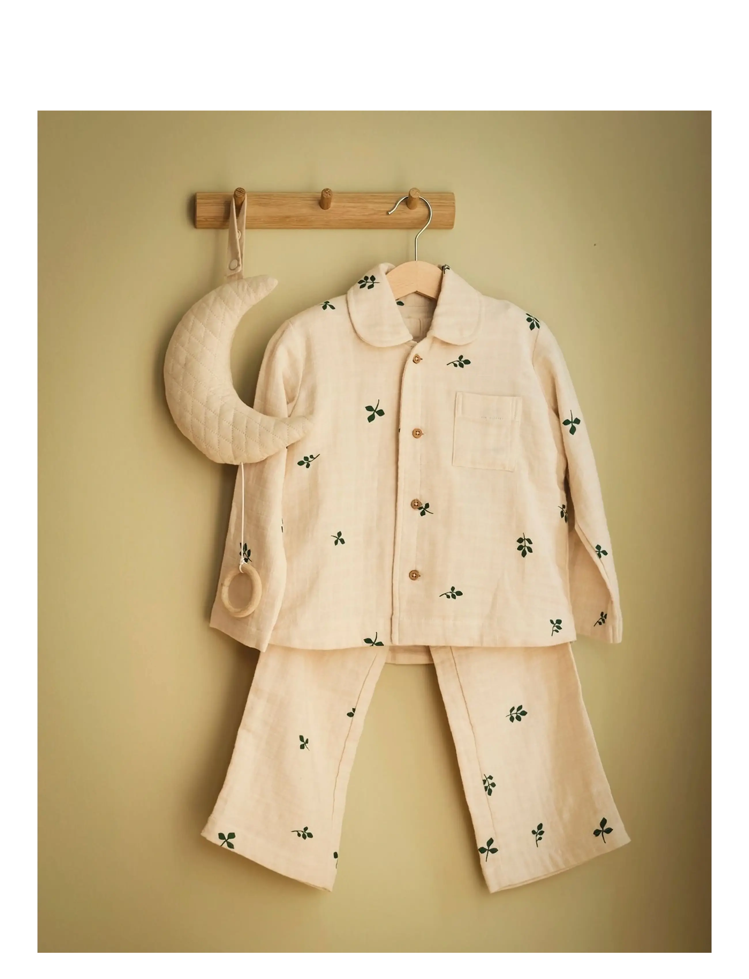 Moonboon - Pyjamas, 3-4 y. - pyjamasset - leaf - 1
