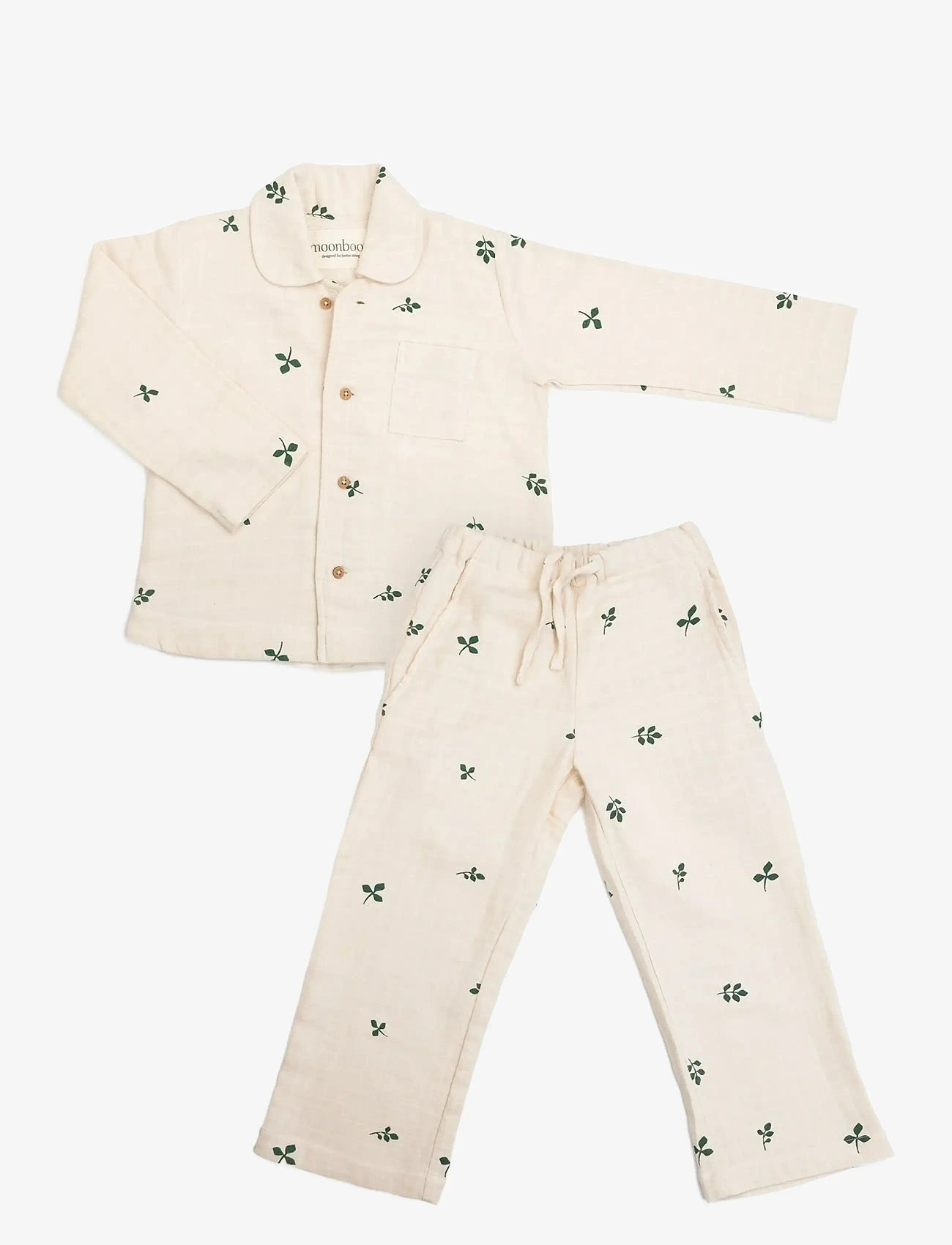 Moonboon - Pyjamas, 4-5 y. - pyjamasset - leaf - 0