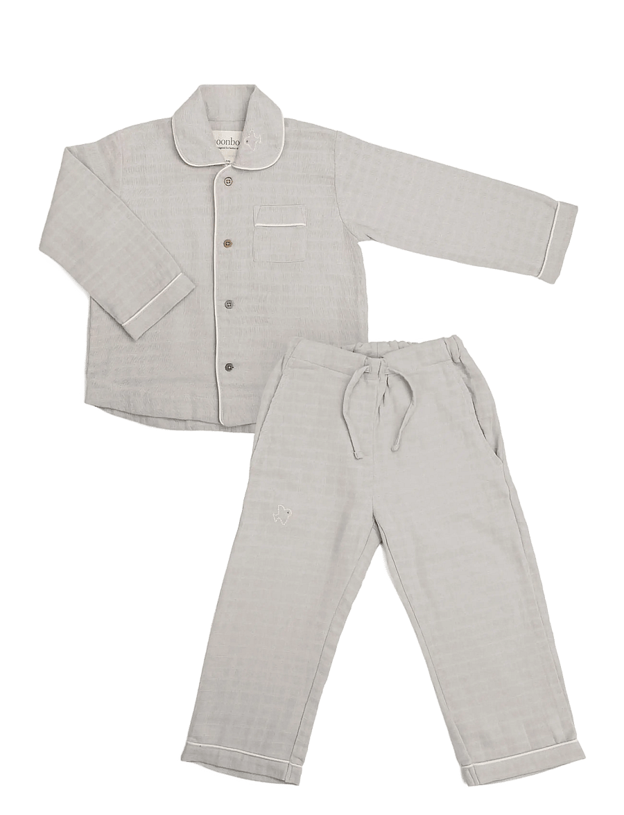 Moonboon - Pyjamas, 3-4 y. - pyjamassæt - lunar rock - 0