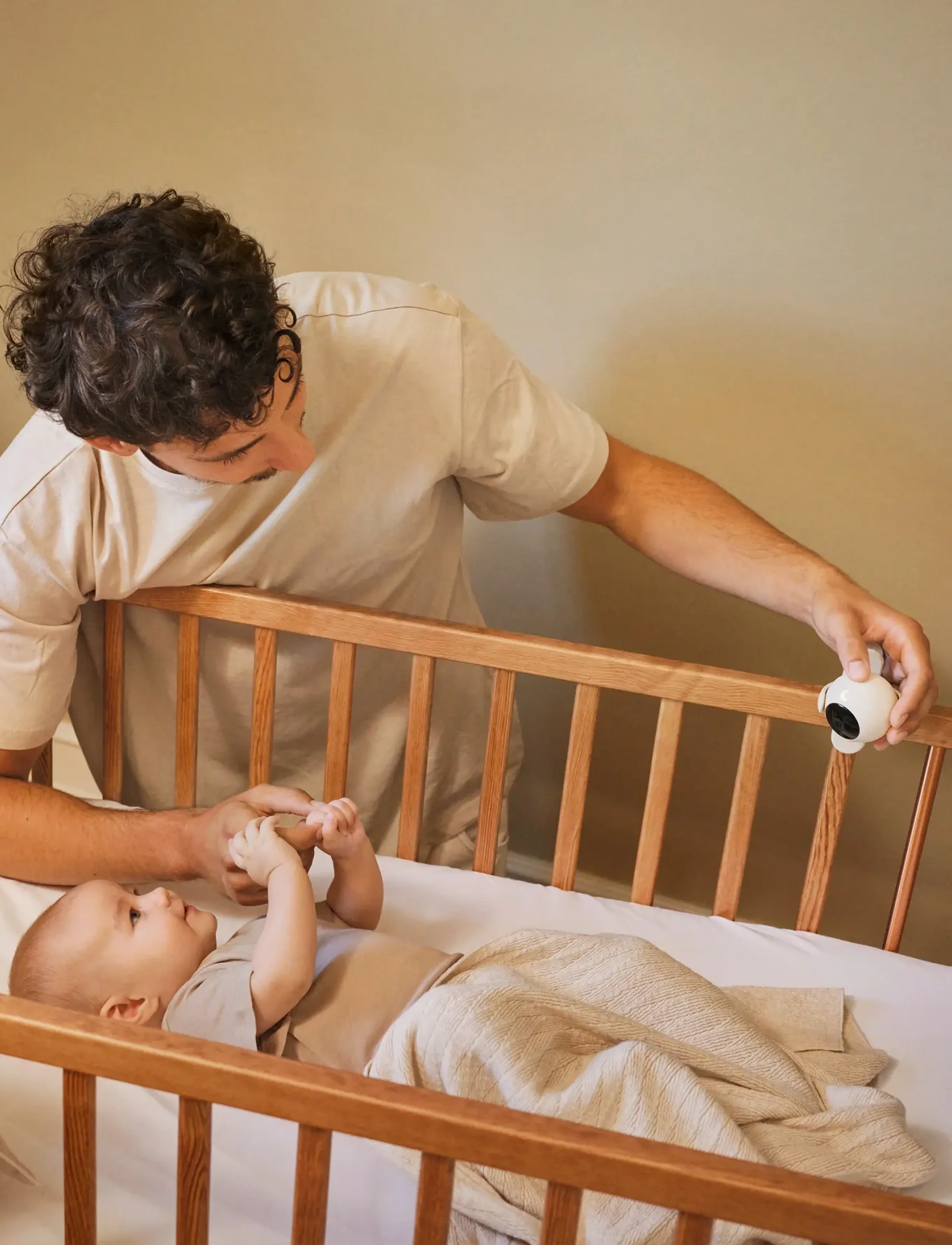 Moonboon - Intelligent Baby Monitor - babyphone - cream white - 2