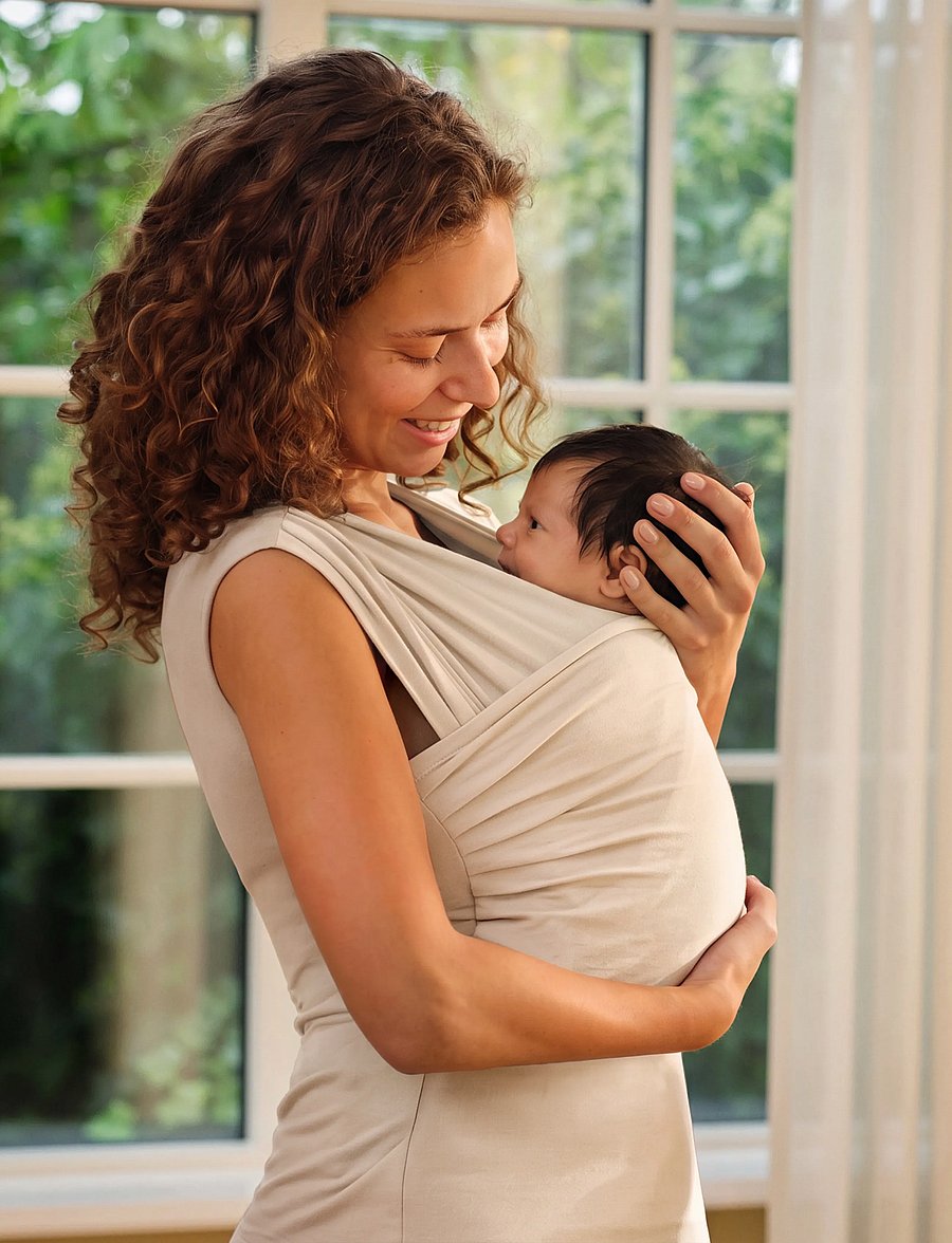 Moonboon - Baby Wrap T-shirt - kandelinad - nature - 0