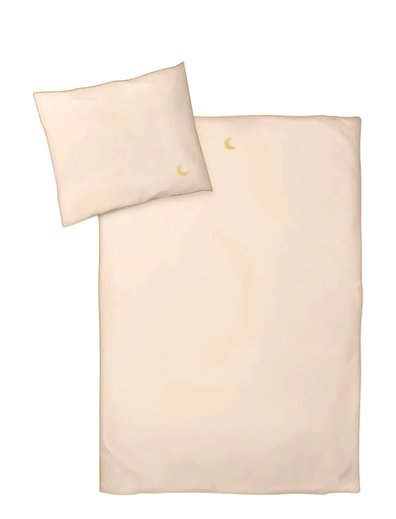 Moonboon Baby Bed Linen Embroidery, Bed Sæt, Creme, Str: DK SIZE:70X100/35X40