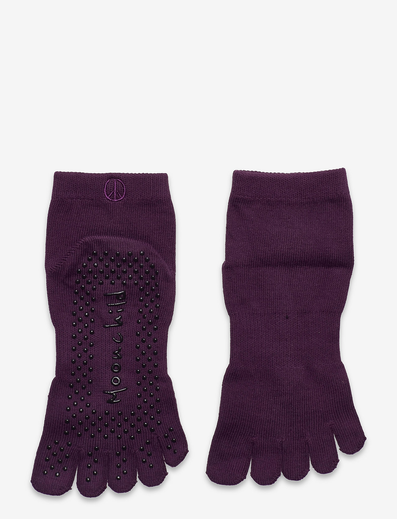 Moonchild Yoga Wear - Moonchild Grip Socks - High - de laveste prisene - blackberry - 0